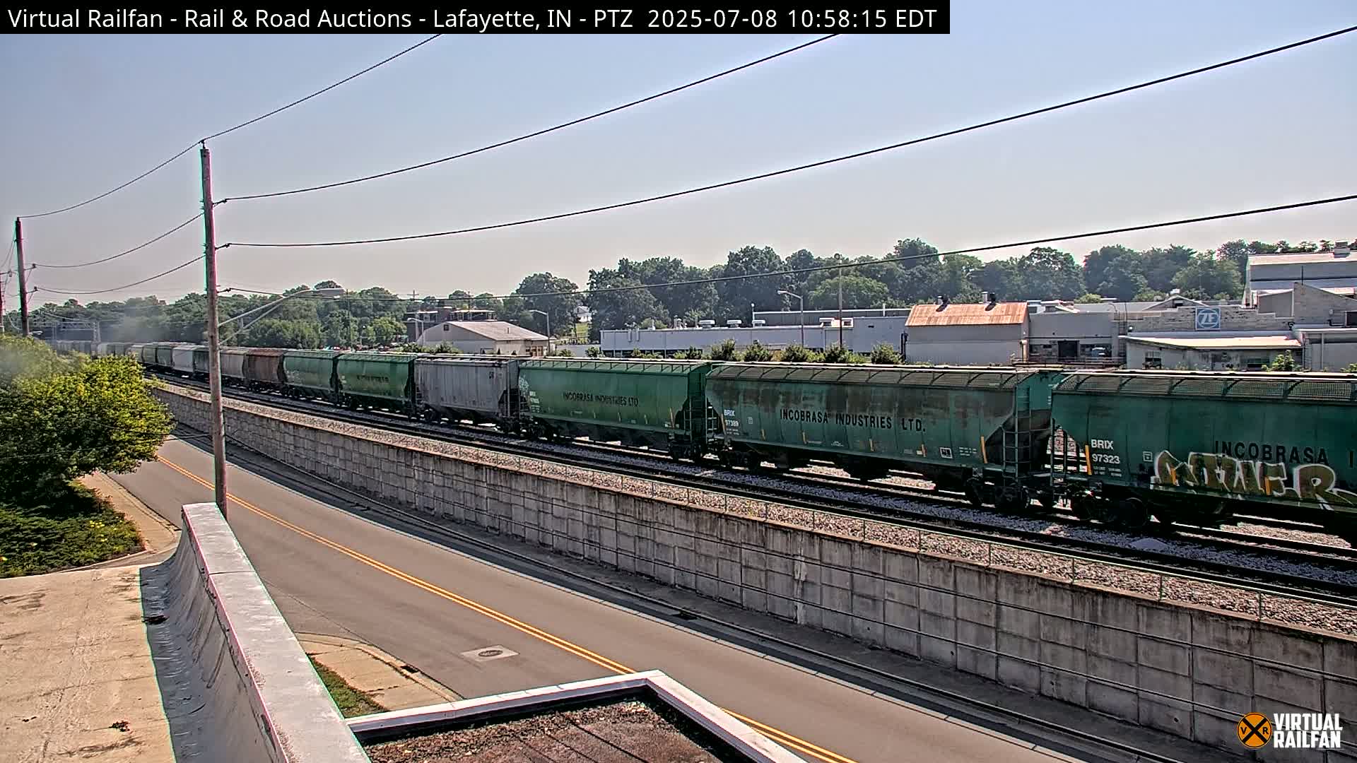 Lafayette City & Lafayette Rail & Road Auctions Live Cam - Lafayette, Tippecanoe, Indiana, USA