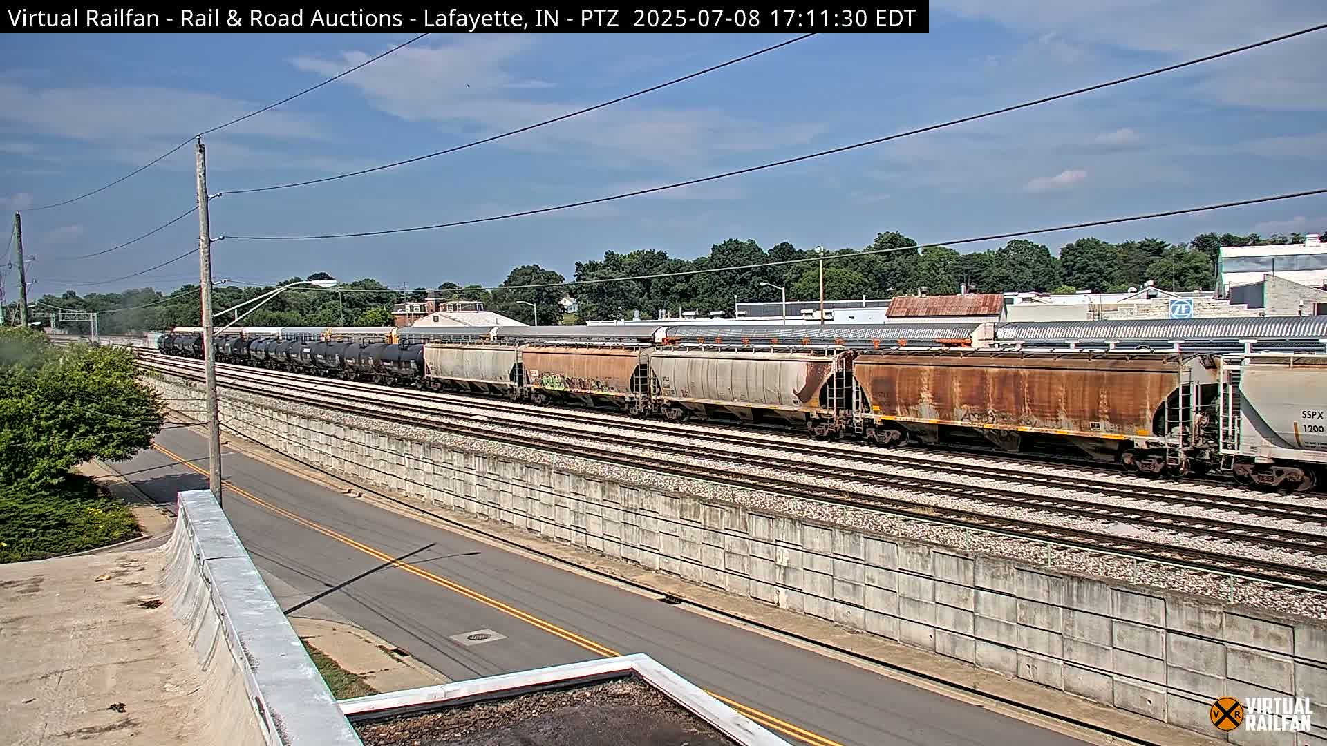 Lafayette City & Lafayette Rail & Road Auctions Live Cam - Lafayette, Tippecanoe, Indiana, USA