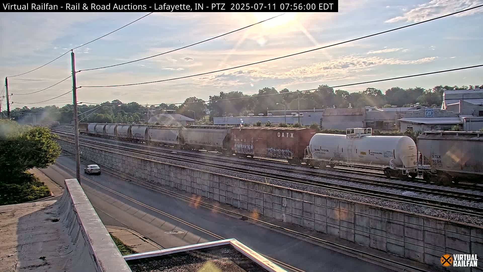 Lafayette City & Lafayette Rail & Road Auctions Live Cam - Lafayette, Tippecanoe, Indiana, USA