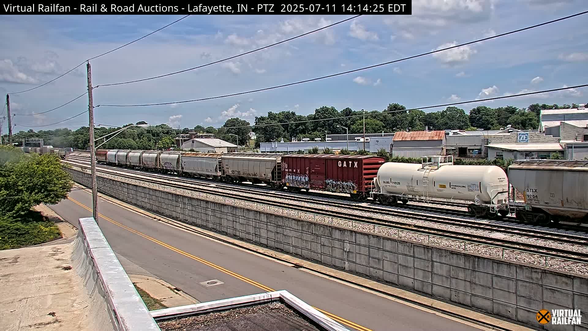 Lafayette City & Lafayette Rail & Road Auctions Live Cam - Lafayette, Tippecanoe, Indiana, USA