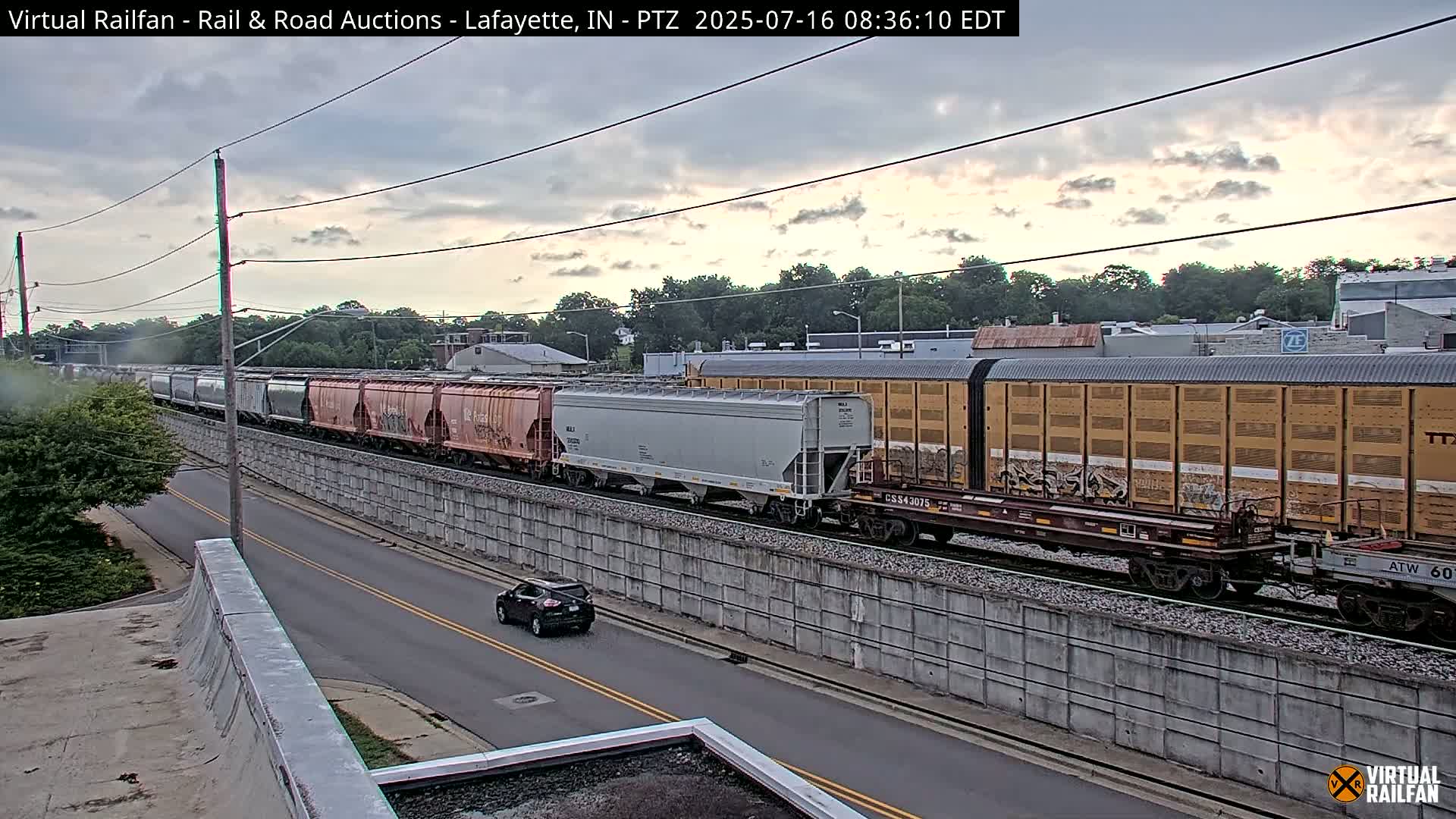 Lafayette City & Lafayette Rail & Road Auctions Live Cam - Lafayette, Tippecanoe, Indiana, USA