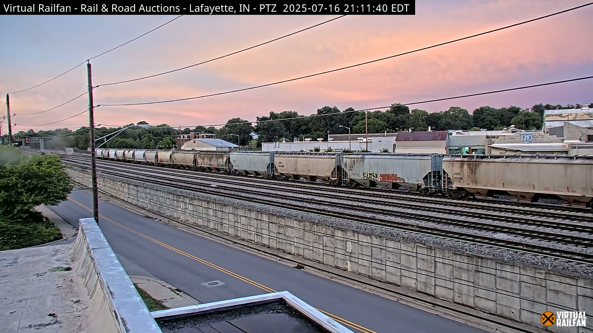 Lafayette City & Lafayette Rail & Road Auctions Live Cam - Lafayette, Tippecanoe, Indiana, USA