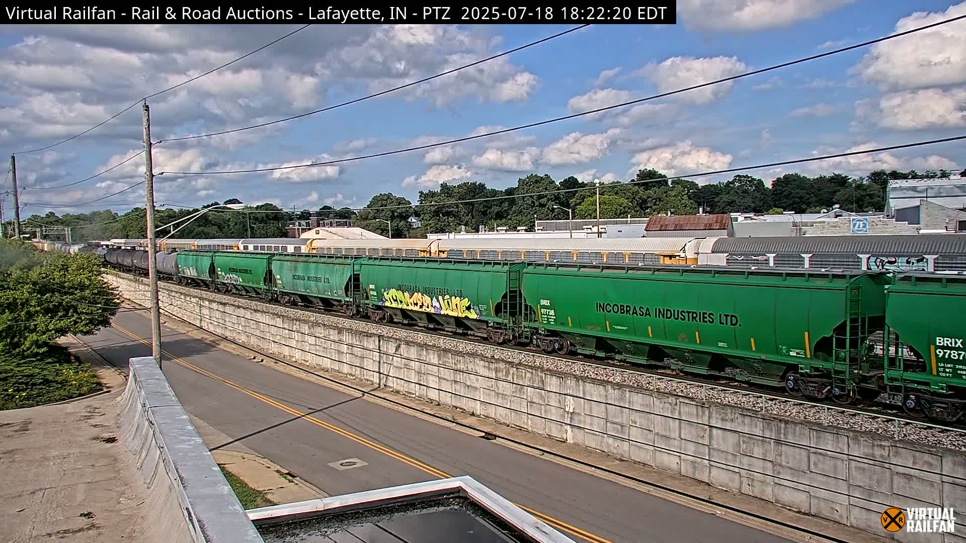 Lafayette City & Lafayette Rail & Road Auctions Live Cam - Lafayette, Tippecanoe, Indiana, USA