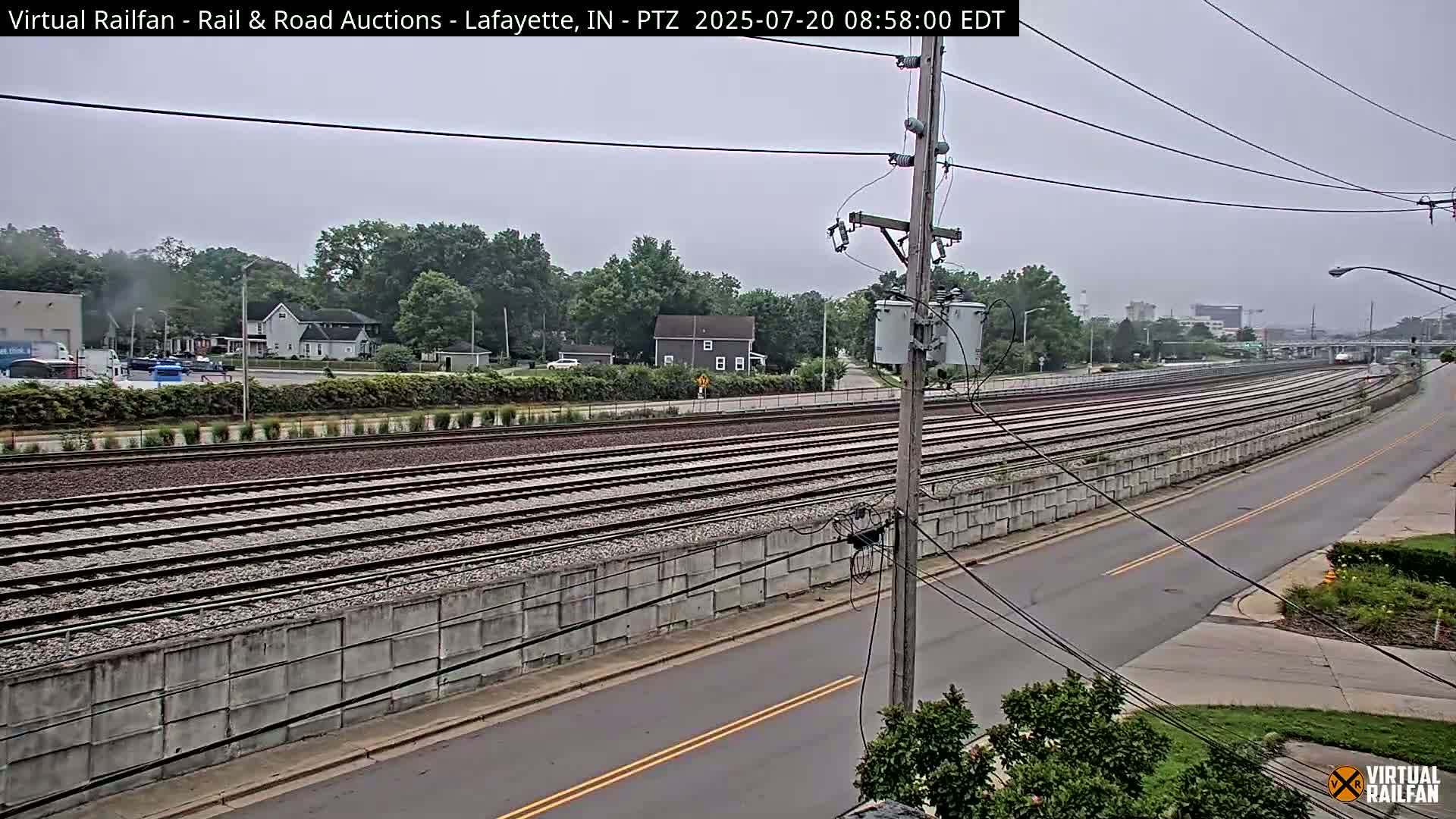 Lafayette City & Lafayette Rail & Road Auctions Live Cam - Lafayette, Tippecanoe, Indiana, USA