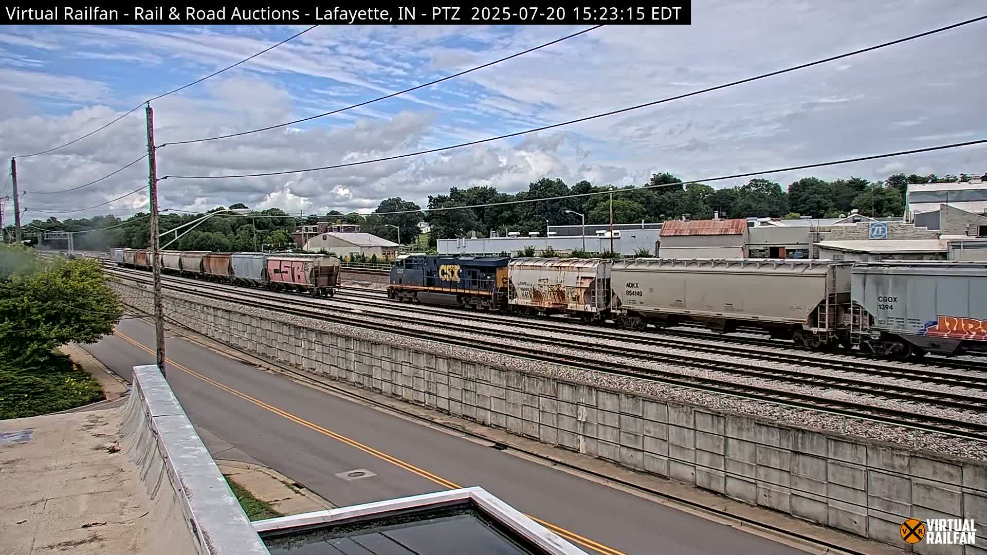 Lafayette City & Lafayette Rail & Road Auctions Live Cam - Lafayette, Tippecanoe, Indiana, USA