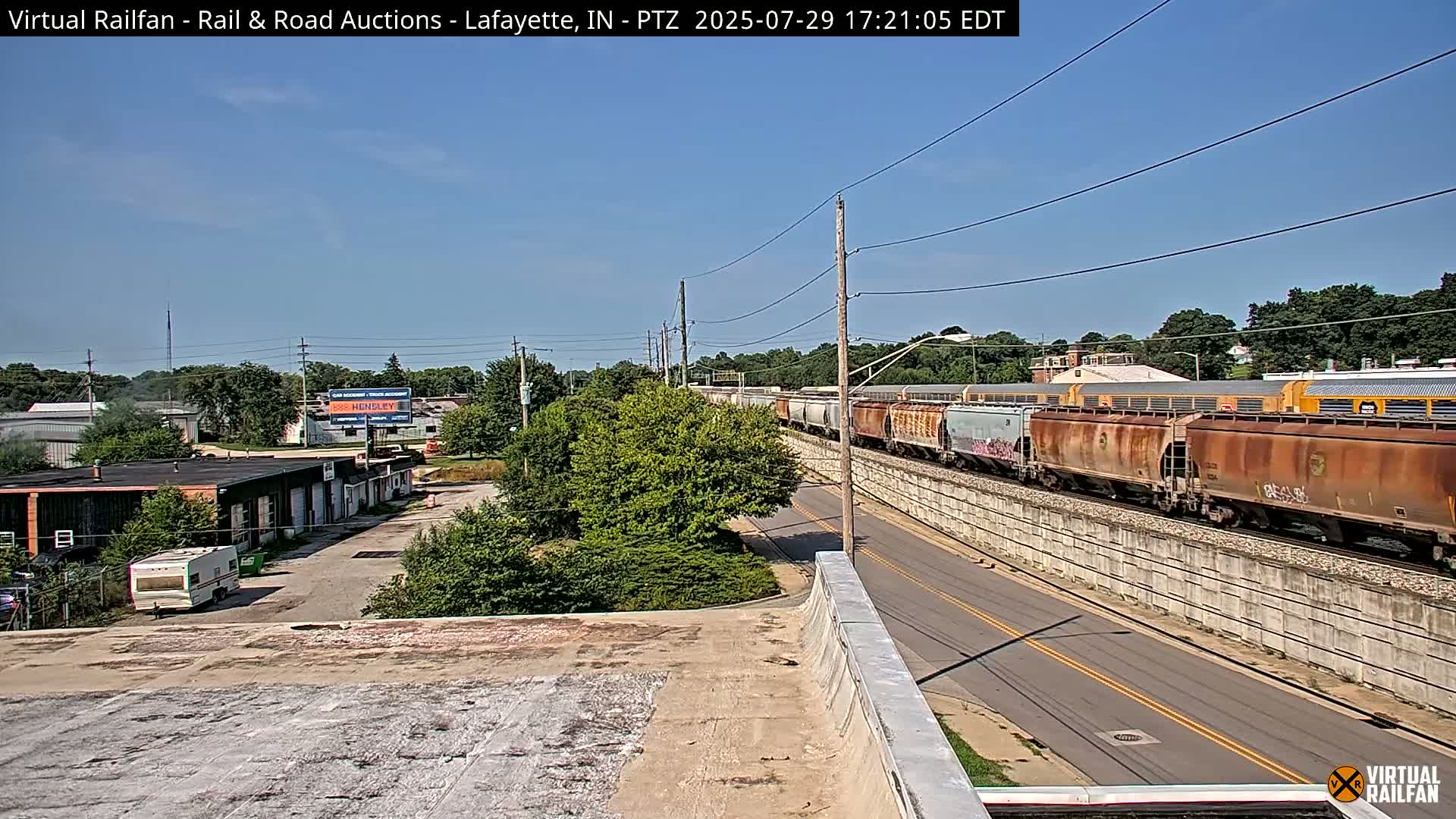 Lafayette City & Lafayette Rail & Road Auctions Live Cam - Lafayette, Tippecanoe, Indiana, USA