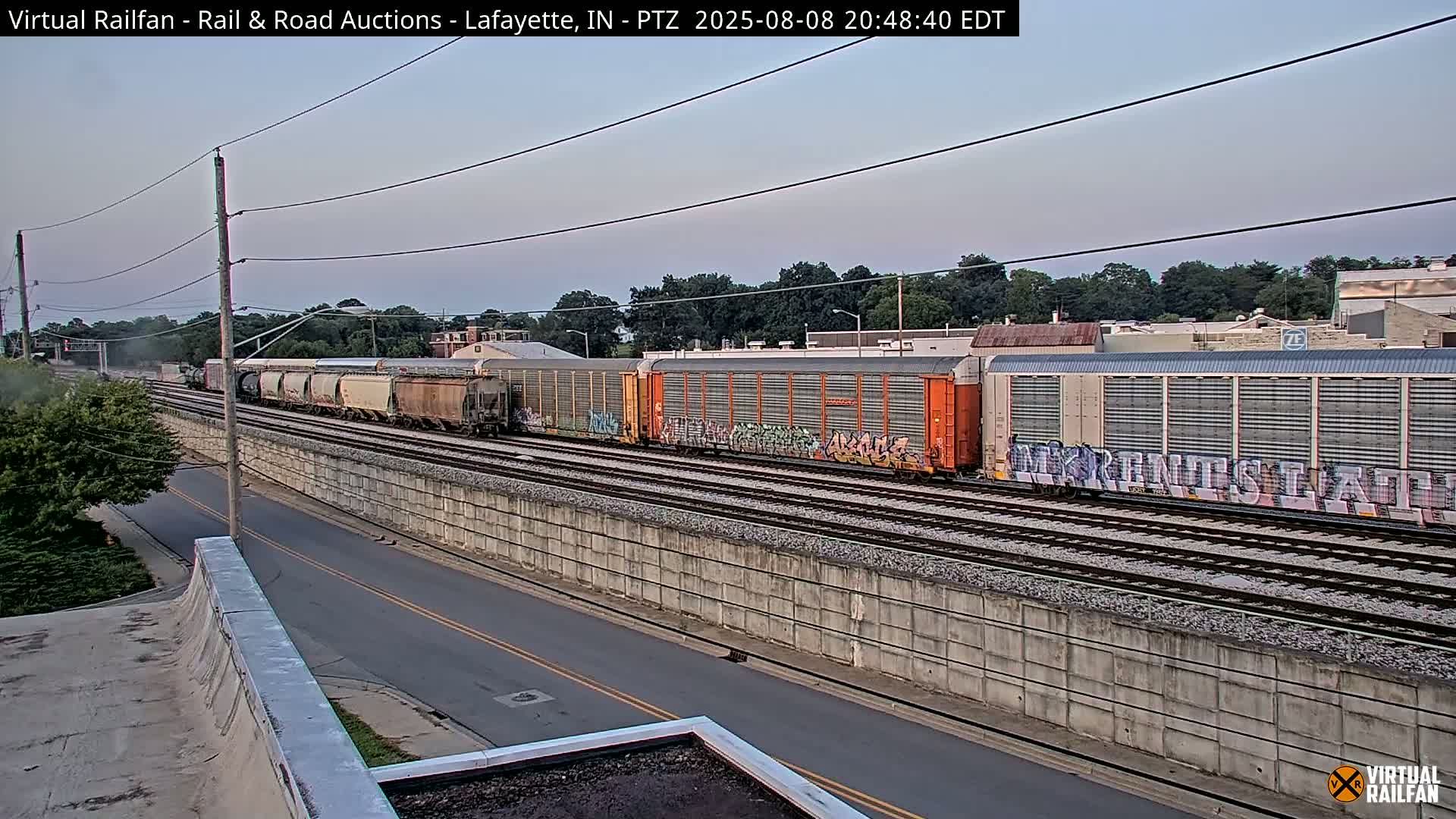 Lafayette City & Lafayette Rail & Road Auctions Live Cam - Lafayette, Tippecanoe, Indiana, USA