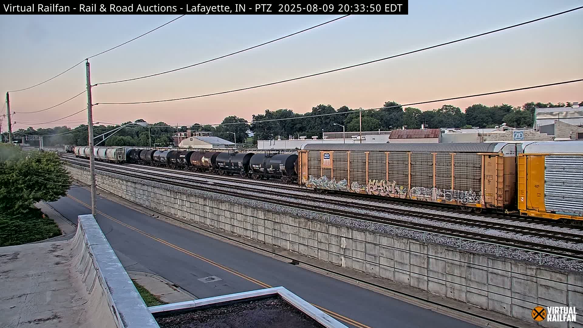 Lafayette City & Lafayette Rail & Road Auctions Live Cam - Lafayette, Tippecanoe, Indiana, USA