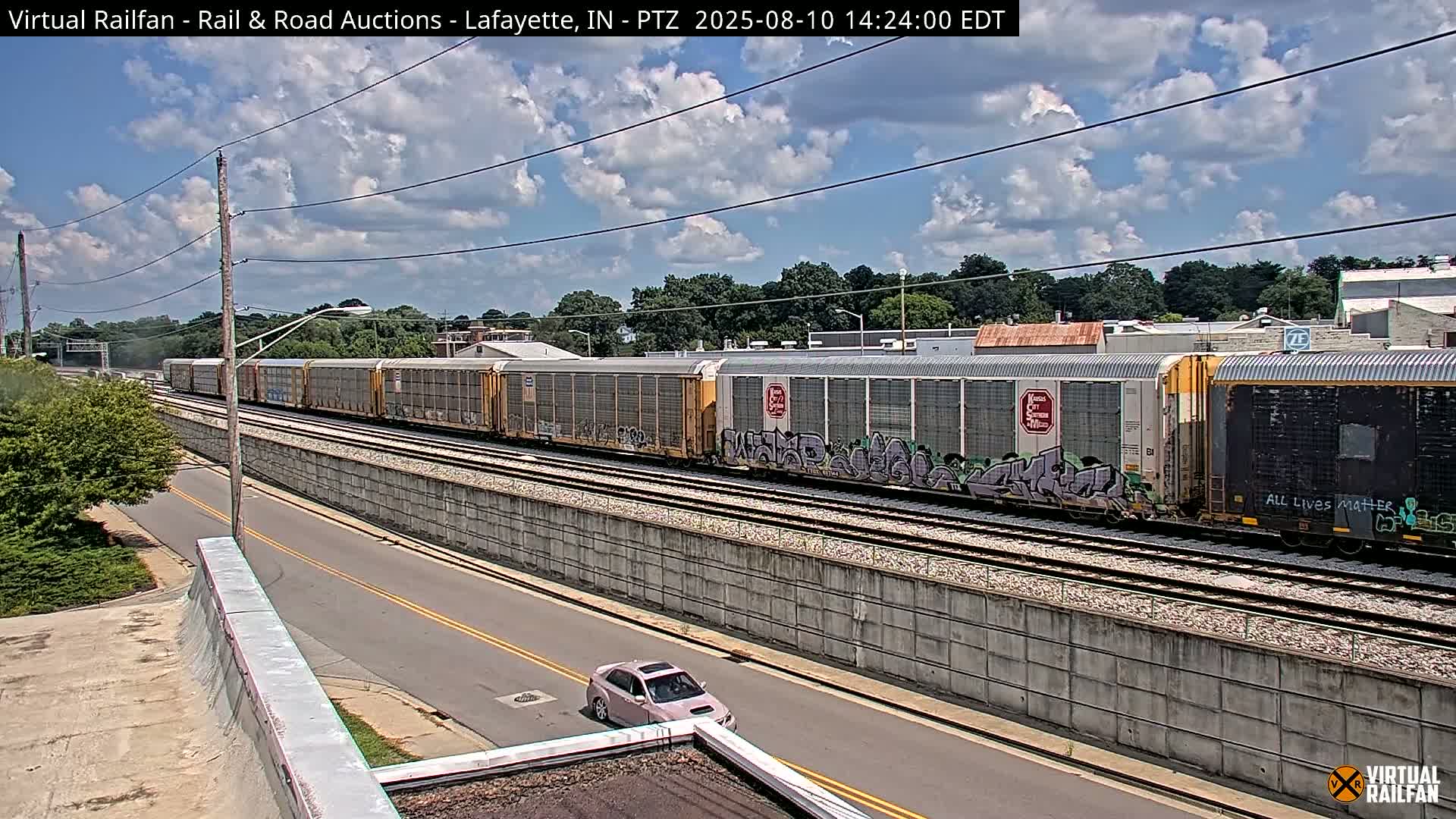 Lafayette City & Lafayette Rail & Road Auctions Live Cam - Lafayette, Tippecanoe, Indiana, USA