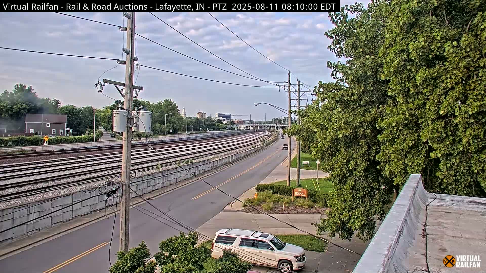 Lafayette City & Lafayette Rail & Road Auctions Live Cam - Lafayette, Tippecanoe, Indiana, USA