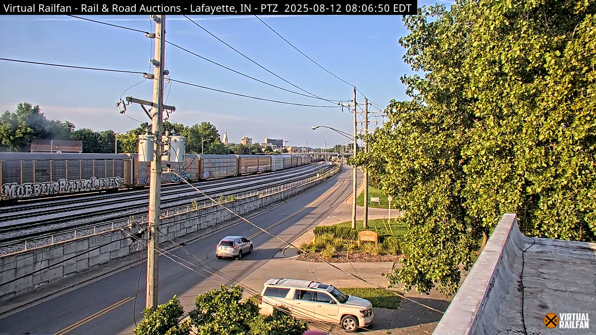 Lafayette City & Lafayette Rail & Road Auctions Live Cam - Lafayette, Tippecanoe, Indiana, USA