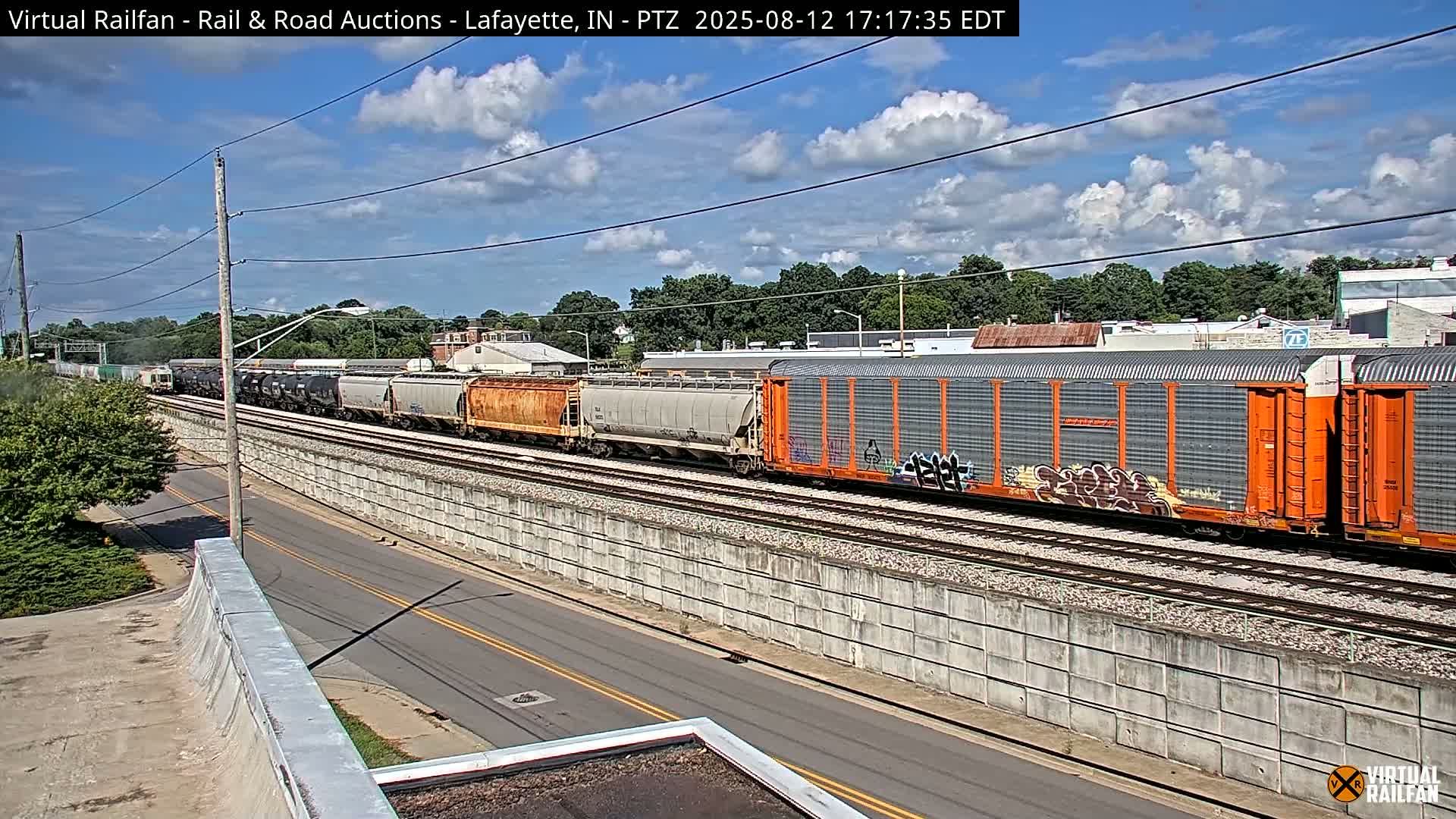 Lafayette City & Lafayette Rail & Road Auctions Live Cam - Lafayette, Tippecanoe, Indiana, USA