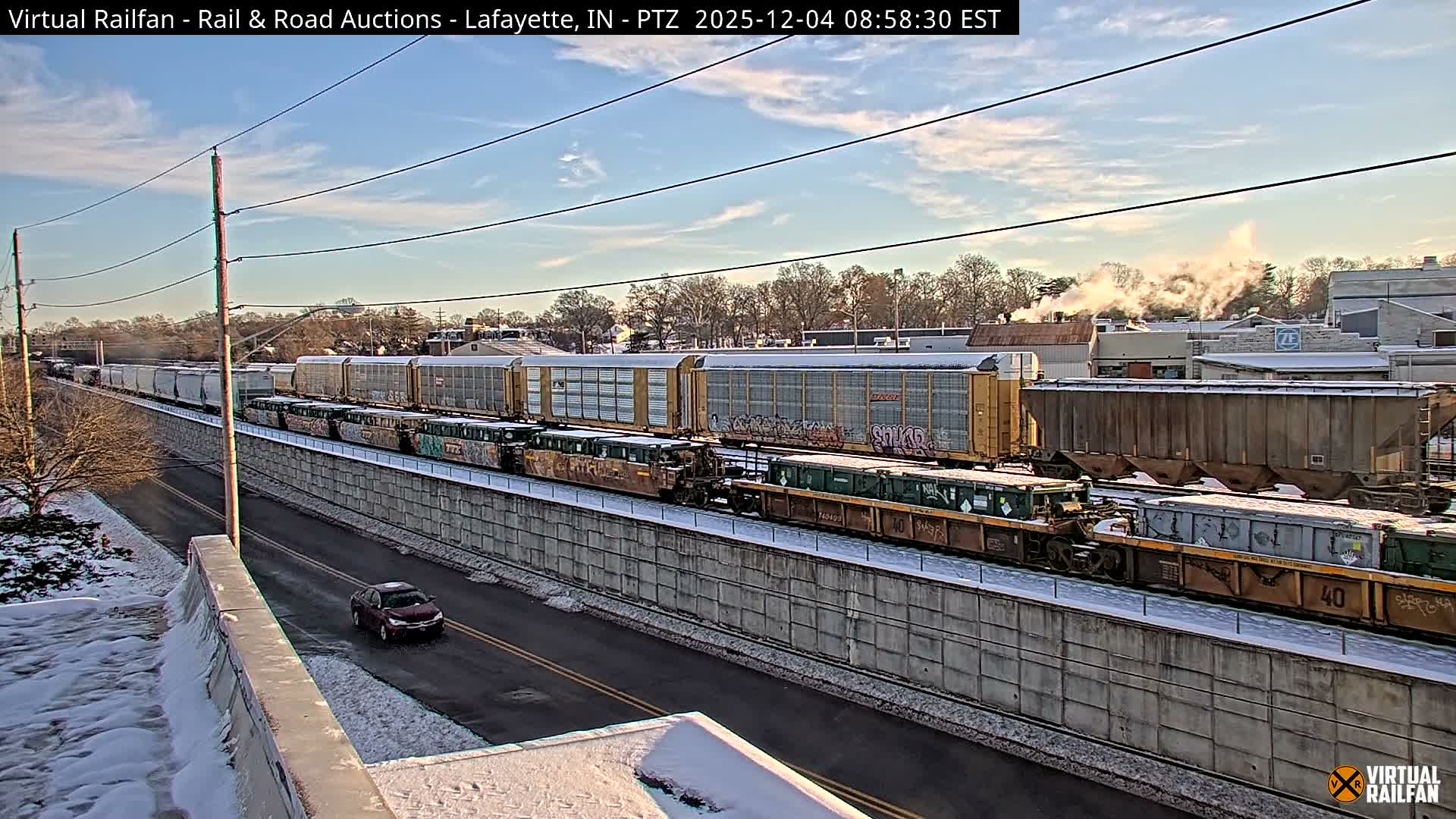 Lafayette City & Lafayette Rail & Road Auctions Live Cam - Lafayette, Tippecanoe, Indiana, USA