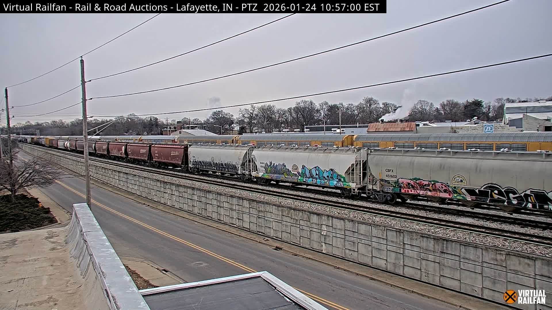 Lafayette City & Lafayette Rail & Road Auctions Live Cam - Lafayette, Tippecanoe, Indiana, USA
