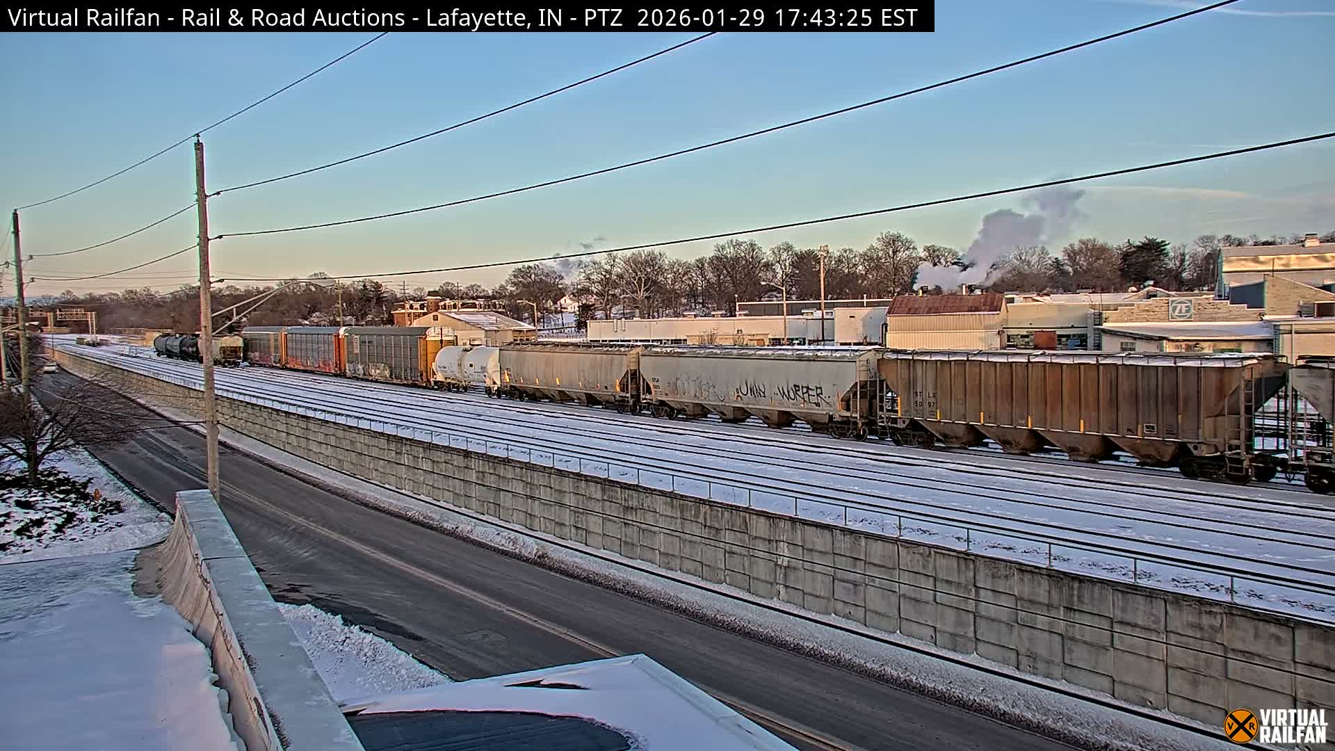 Lafayette City & Lafayette Rail & Road Auctions Live Cam - Lafayette, Tippecanoe, Indiana, USA