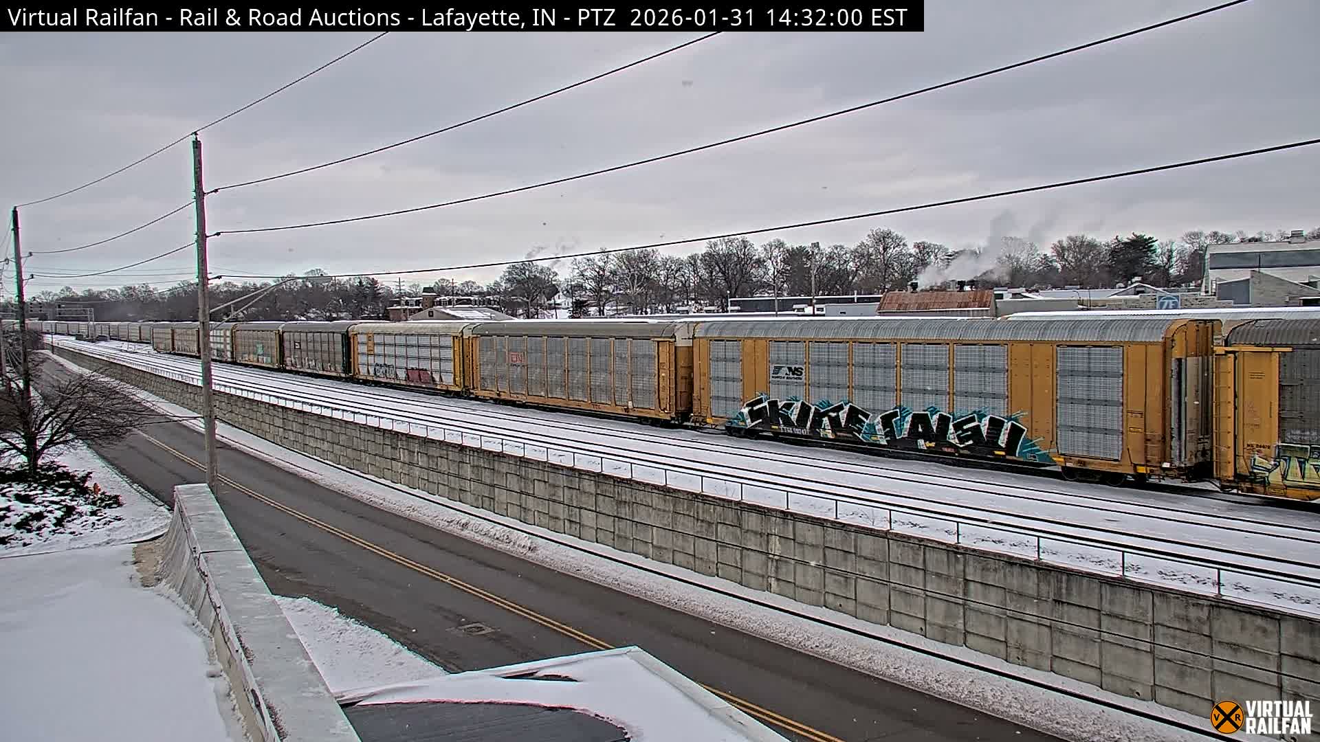 Lafayette City & Lafayette Rail & Road Auctions Live Cam - Lafayette, Tippecanoe, Indiana, USA