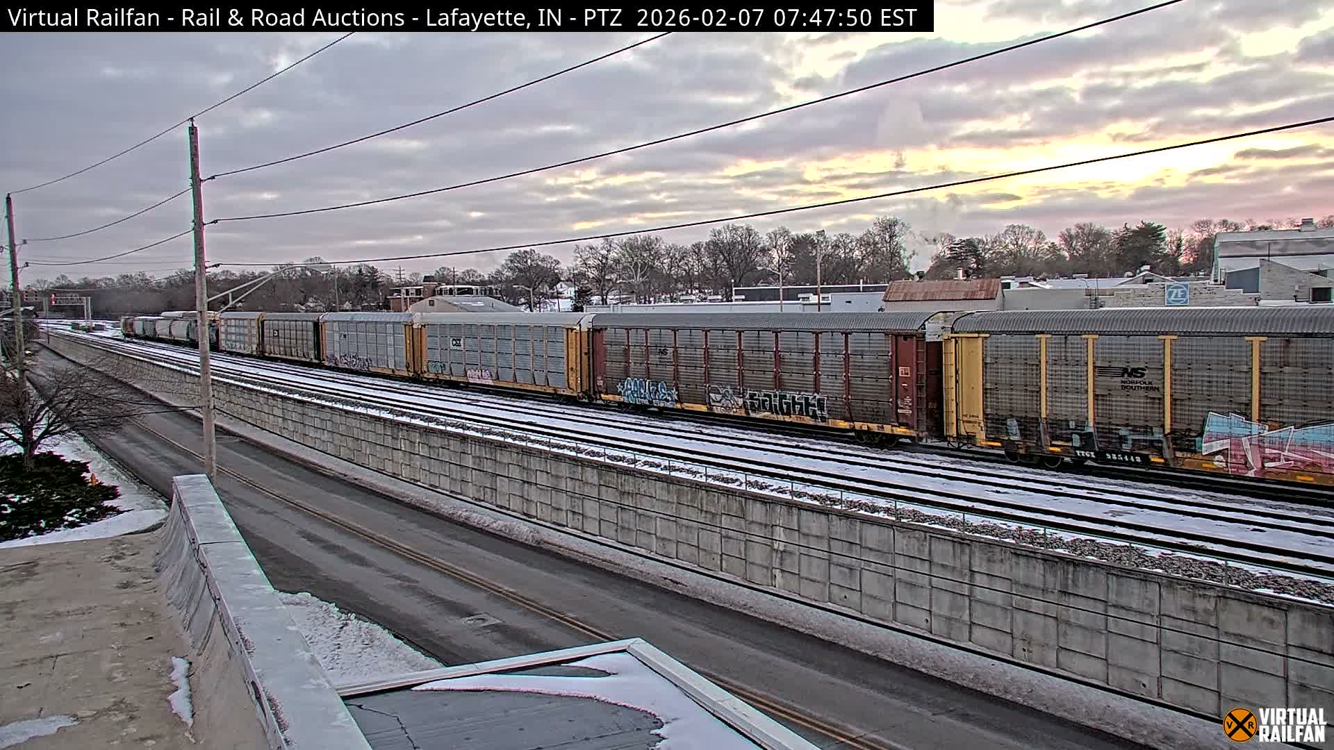 Lafayette City & Lafayette Rail & Road Auctions Live Cam - Lafayette, Tippecanoe, Indiana, USA