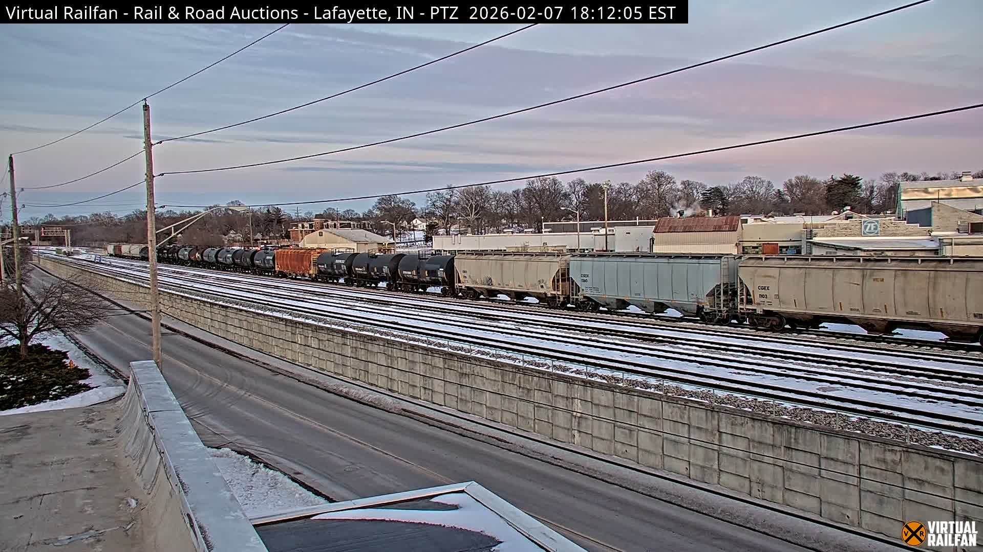 Lafayette City & Lafayette Rail & Road Auctions Live Cam - Lafayette, Tippecanoe, Indiana, USA