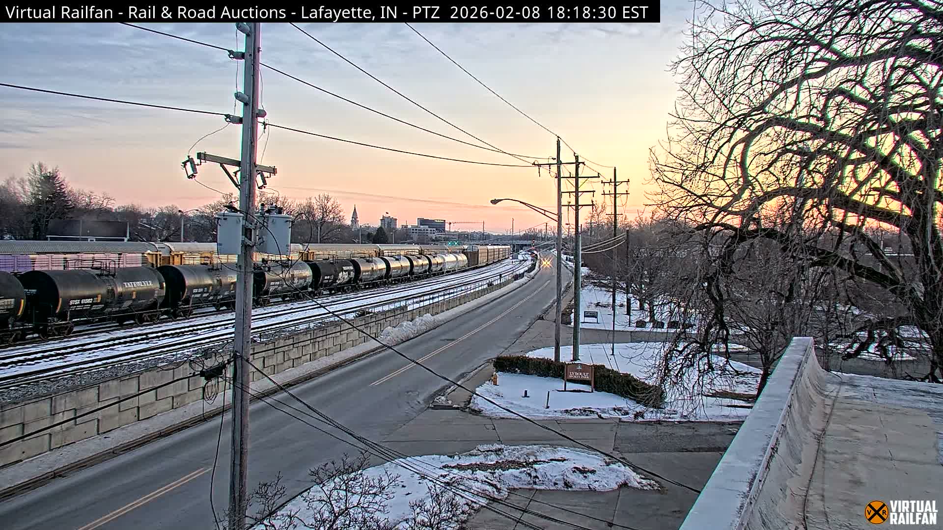 Lafayette City & Lafayette Rail & Road Auctions Live Cam - Lafayette, Tippecanoe, Indiana, USA
