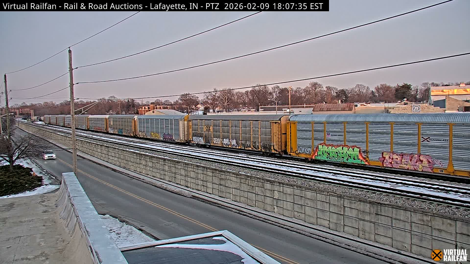 Lafayette City & Lafayette Rail & Road Auctions Live Cam - Lafayette, Tippecanoe, Indiana, USA