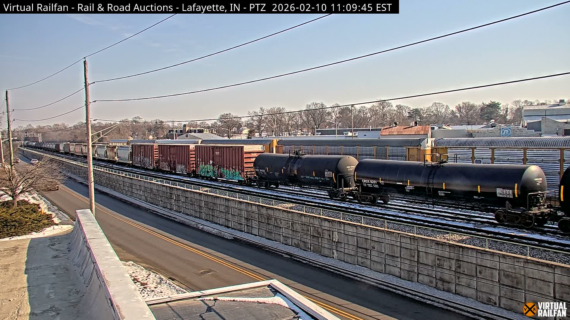 Lafayette City & Lafayette Rail & Road Auctions Live Cam - Lafayette, Tippecanoe, Indiana, USA
