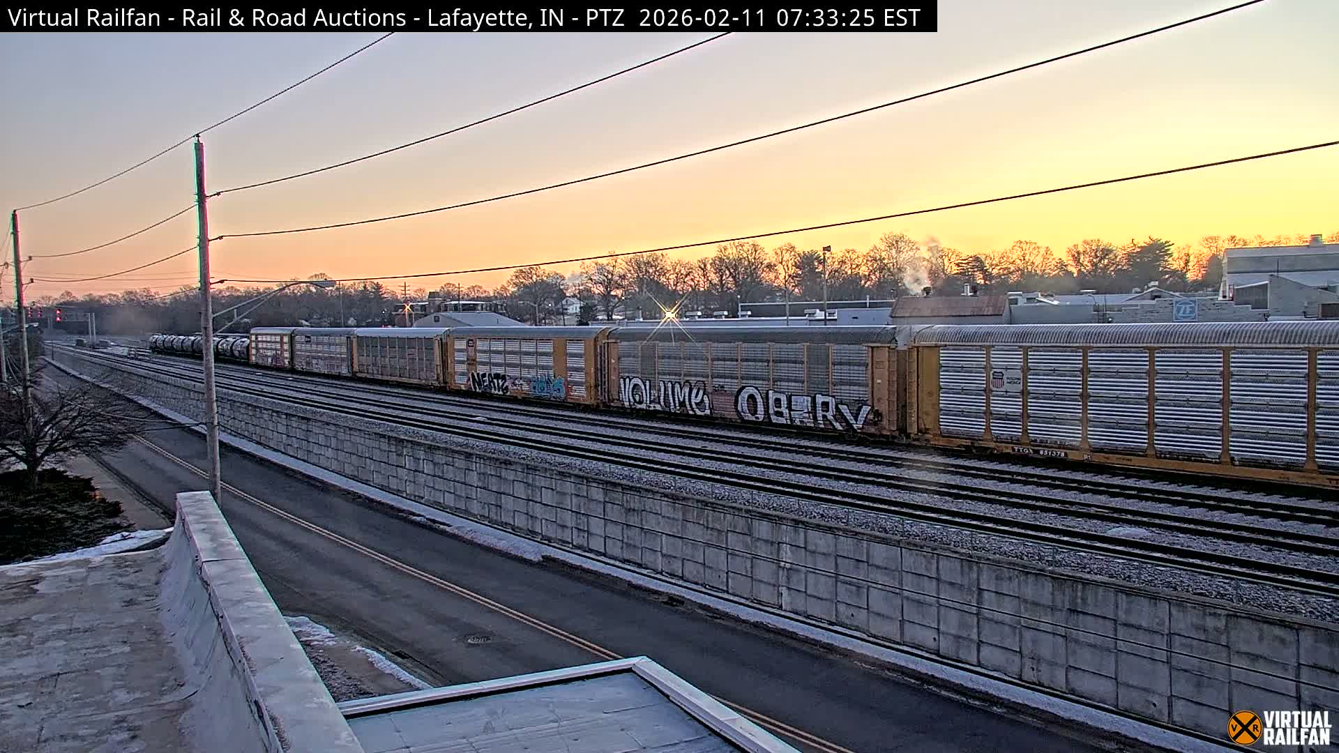 Lafayette City & Lafayette Rail & Road Auctions Live Cam - Lafayette, Tippecanoe, Indiana, USA