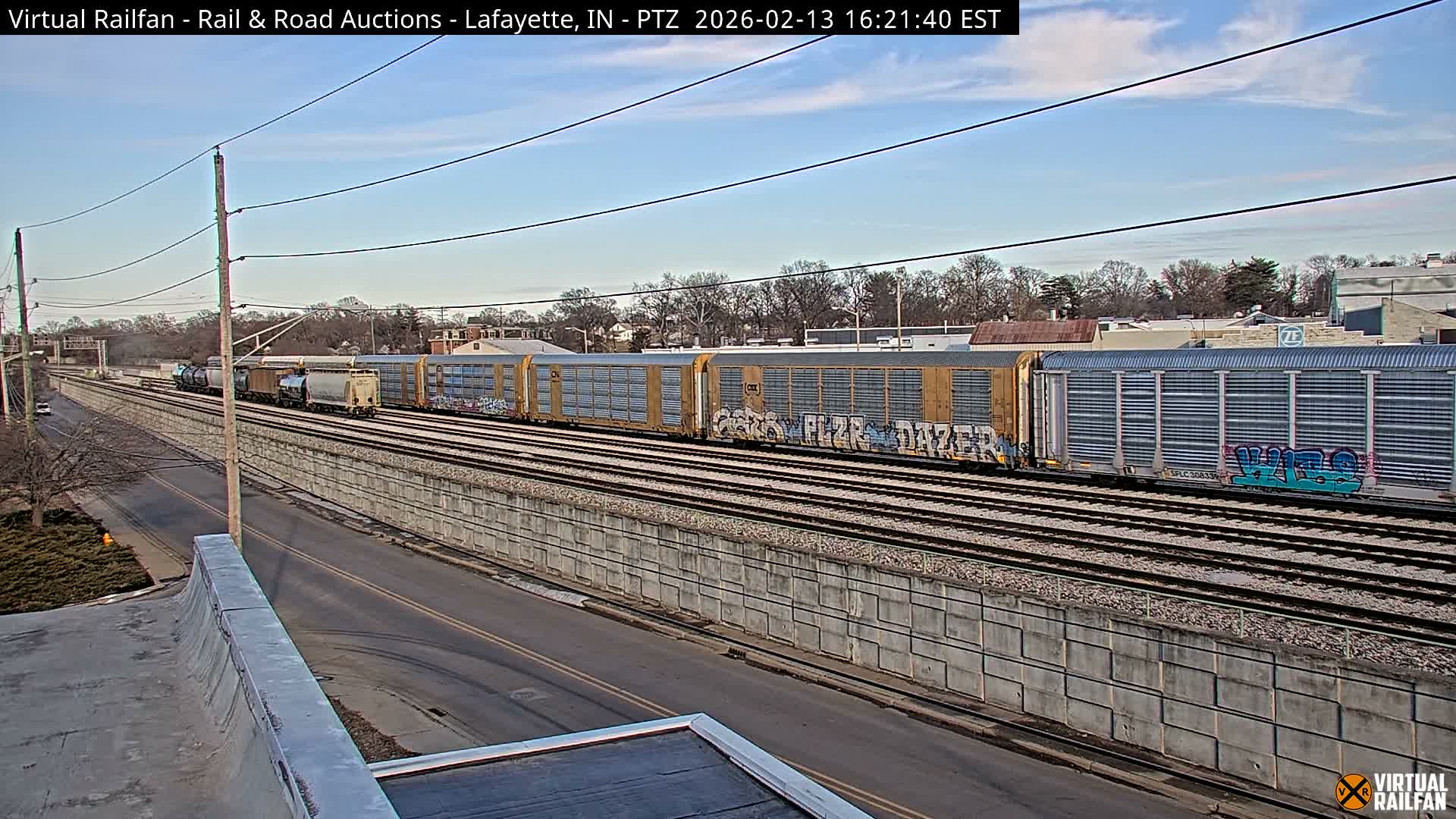 Lafayette City & Lafayette Rail & Road Auctions Live Cam - Lafayette, Tippecanoe, Indiana, USA