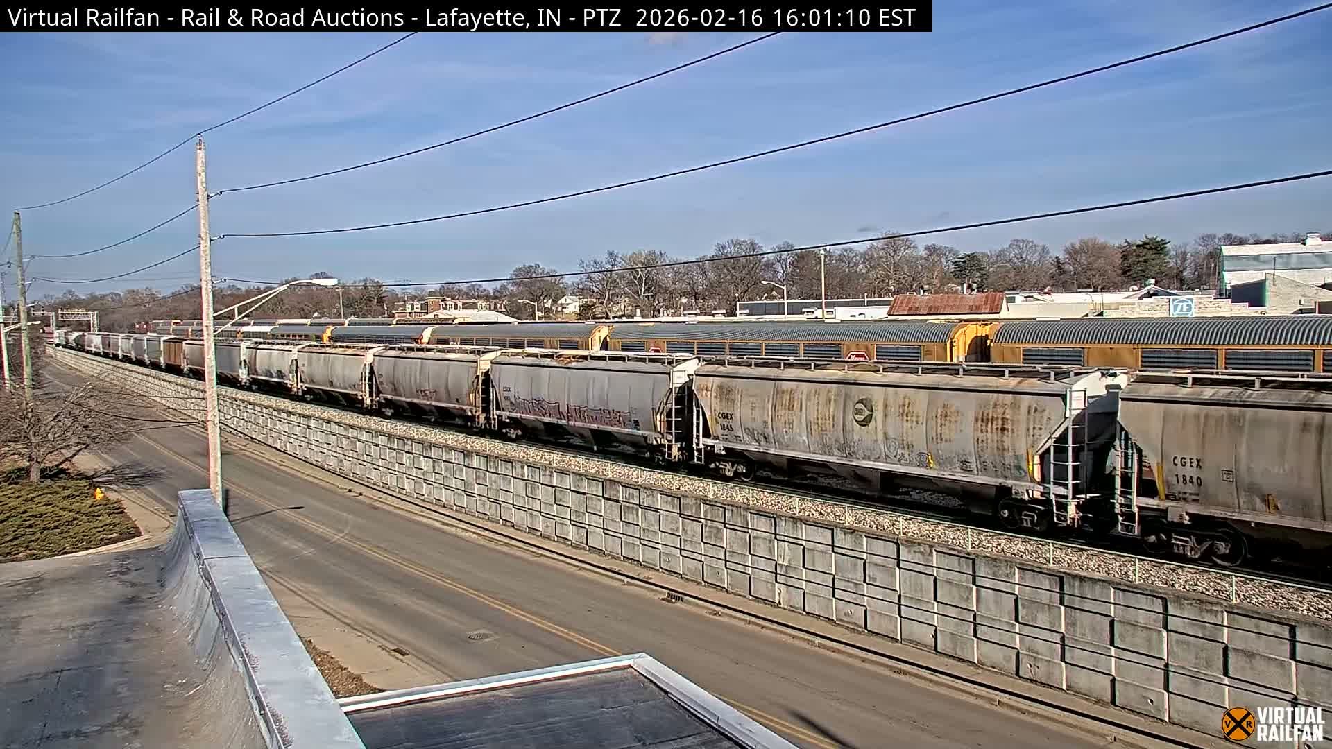 Lafayette City & Lafayette Rail & Road Auctions Live Cam - Lafayette, Tippecanoe, Indiana, USA