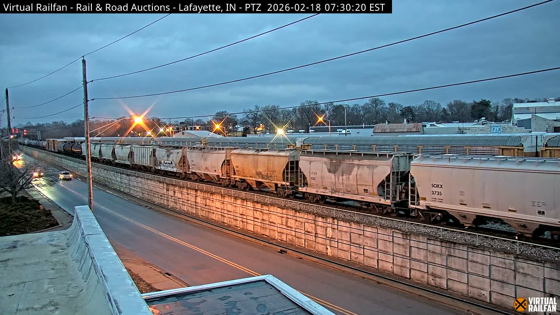 Lafayette City & Lafayette Rail & Road Auctions Live Cam - Lafayette, Tippecanoe, Indiana, USA