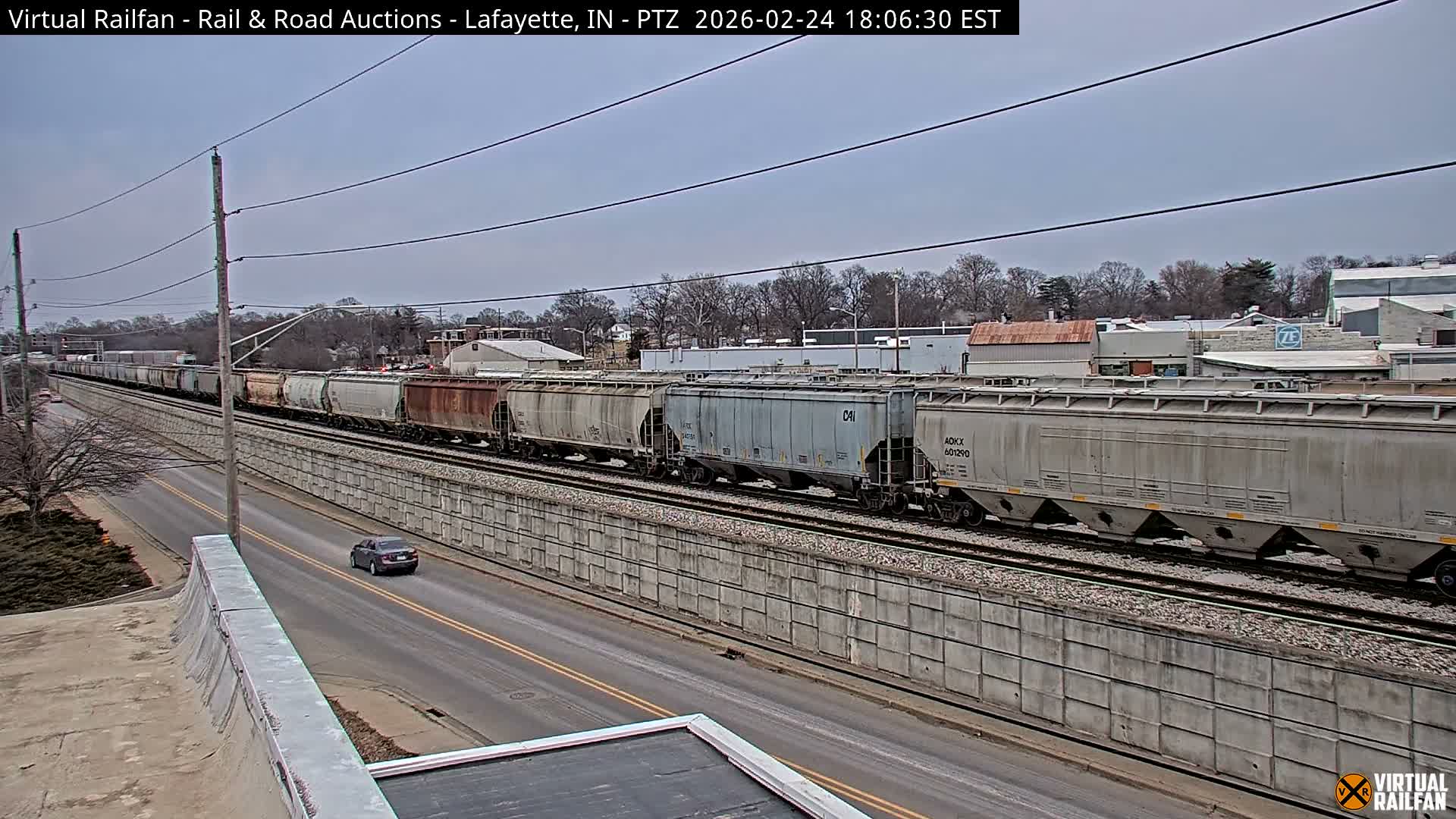 Lafayette City & Lafayette Rail & Road Auctions Live Cam - Lafayette, Tippecanoe, Indiana, USA
