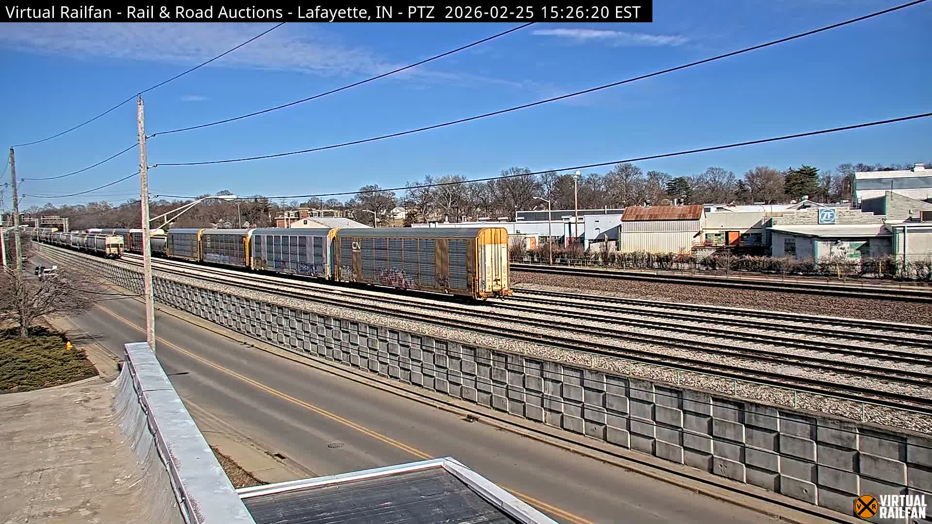Lafayette City & Lafayette Rail & Road Auctions Live Cam - Lafayette, Tippecanoe, Indiana, USA