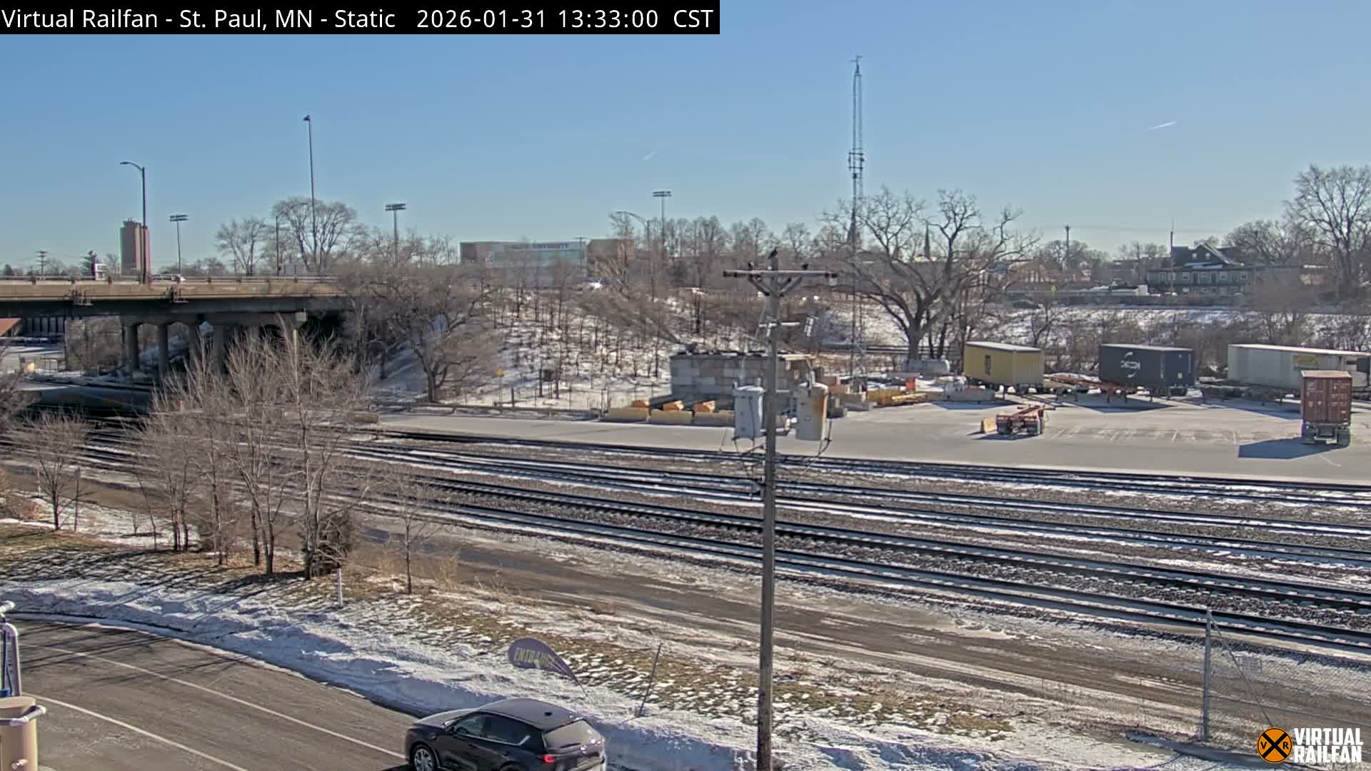 Saint Paul Railroad Crossing Live Cam - Saint Paul, Ramsey, Minnesota, USA
