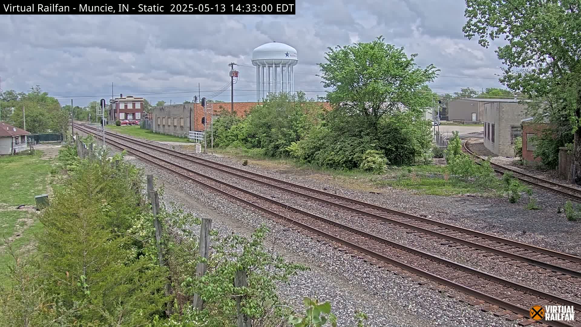 Muncie Railroad Crossing Live Cam - Muncie, Delaware, Indiana, USA