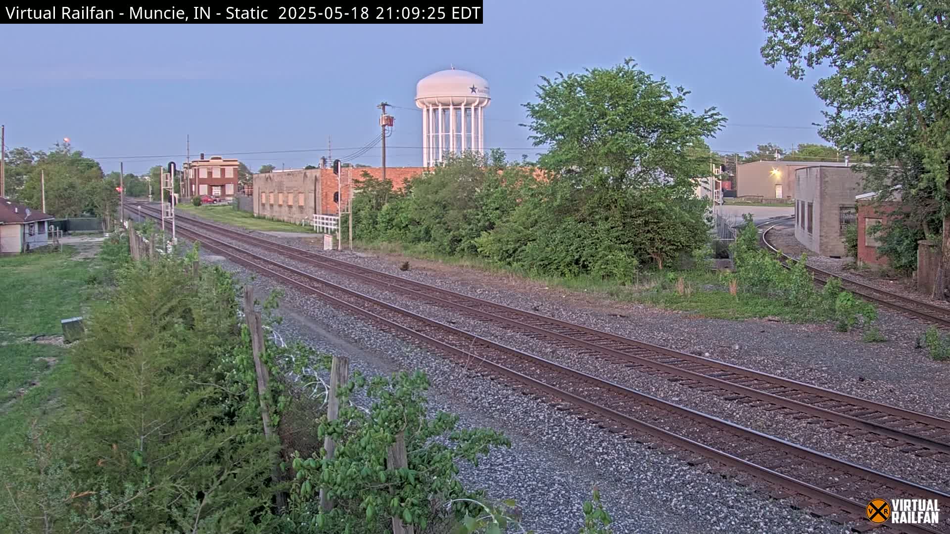Muncie Railroad Crossing Live Cam - Muncie, Delaware, Indiana, USA