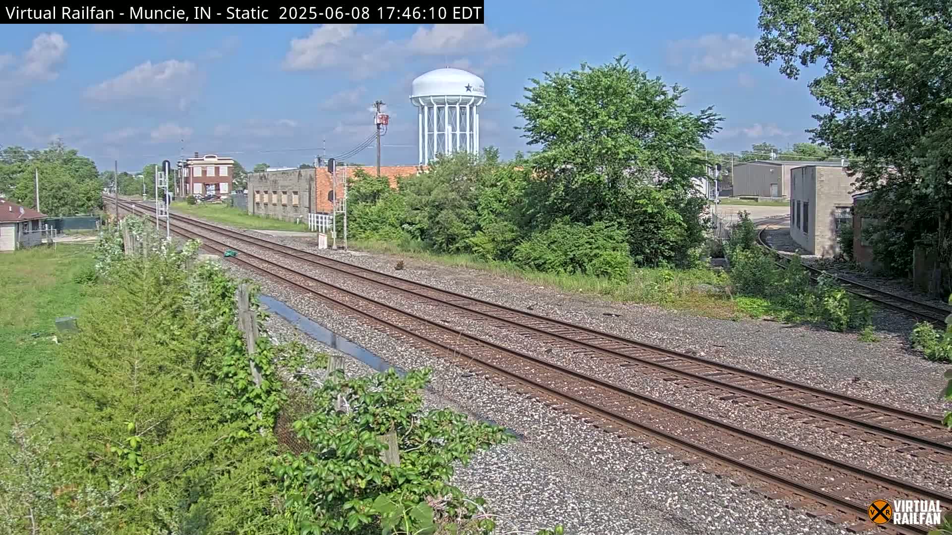 Muncie Railroad Crossing Live Cam - Muncie, Delaware, Indiana, USA