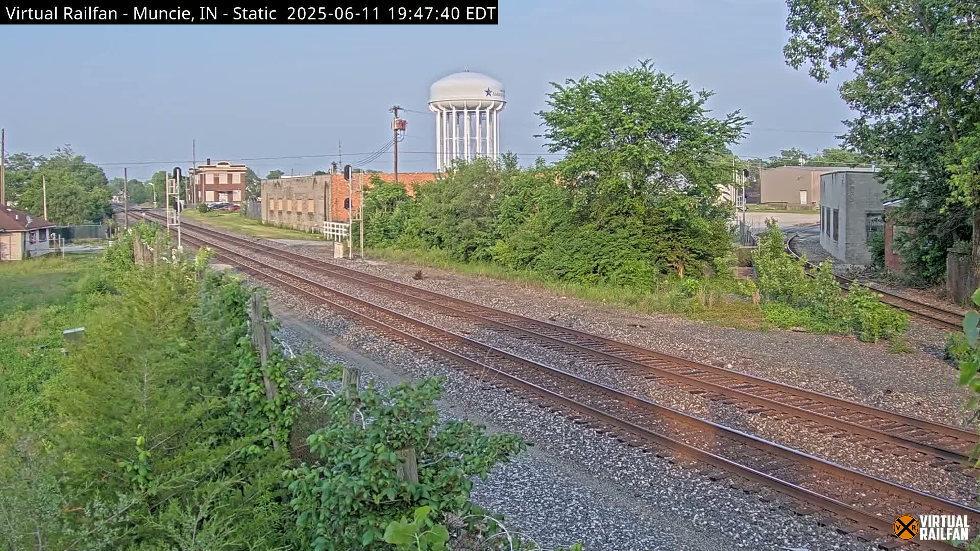 Muncie Railroad Crossing Live Cam - Muncie, Delaware, Indiana, USA