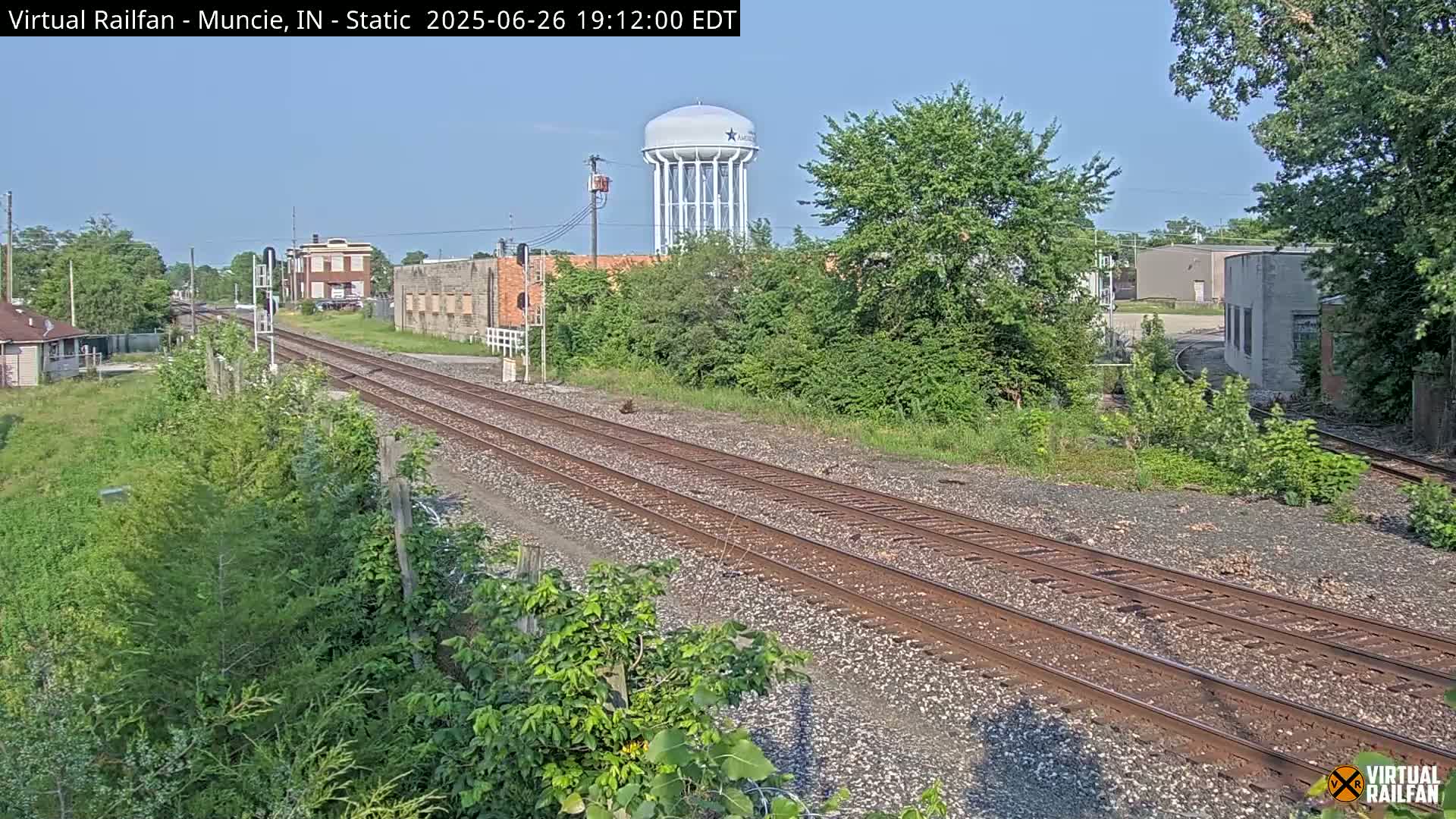Muncie Railroad Crossing Live Cam - Muncie, Delaware, Indiana, USA