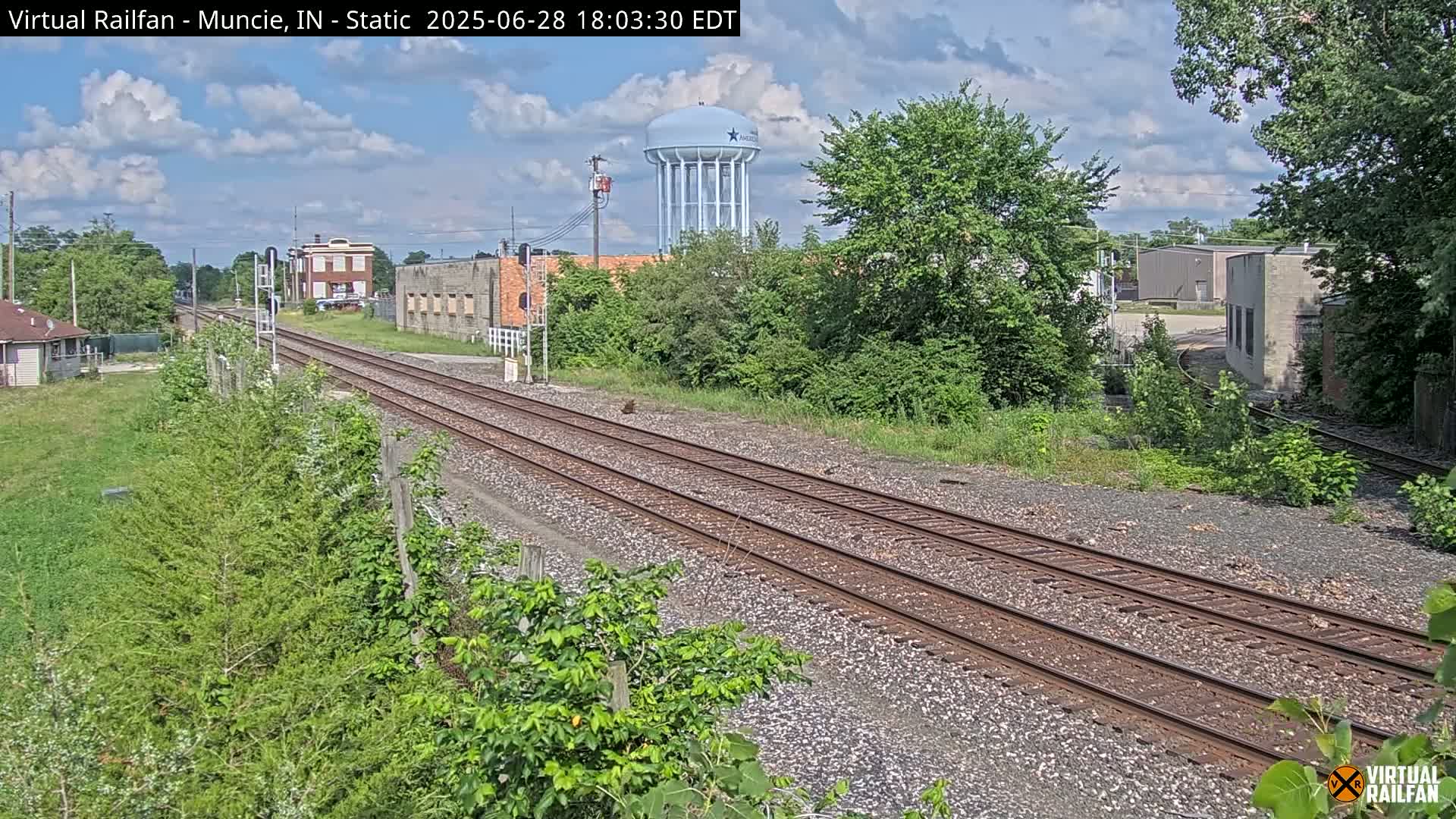 Muncie Railroad Crossing Live Cam - Muncie, Delaware, Indiana, USA
