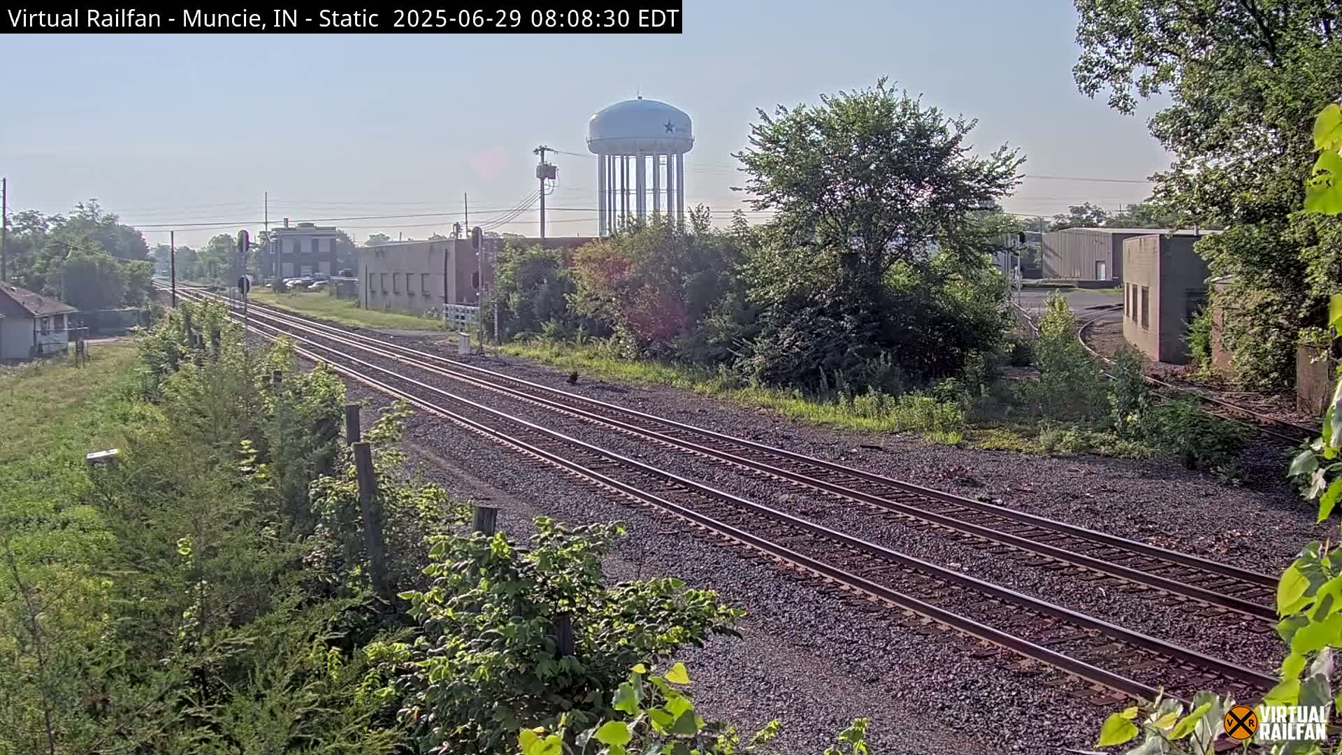 Muncie Railroad Crossing Live Cam - Muncie, Delaware, Indiana, USA