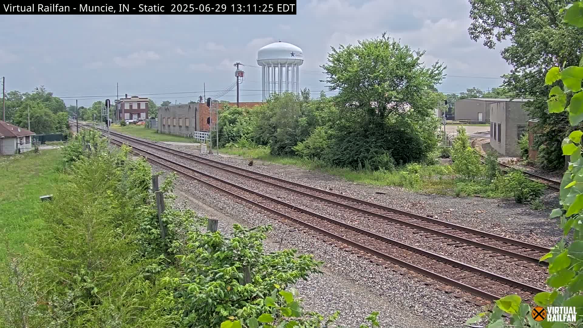 Muncie Railroad Crossing Live Cam - Muncie, Delaware, Indiana, USA