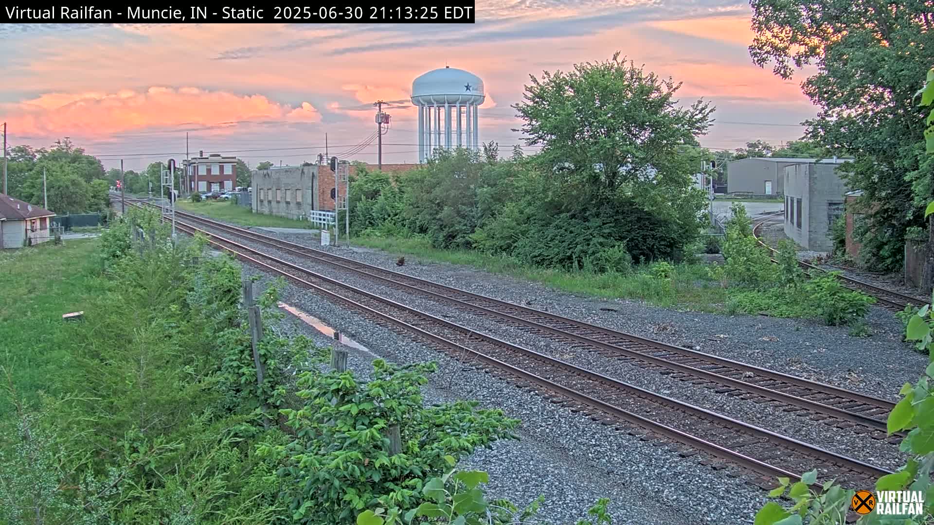 Muncie Railroad Crossing Live Cam - Muncie, Delaware, Indiana, USA