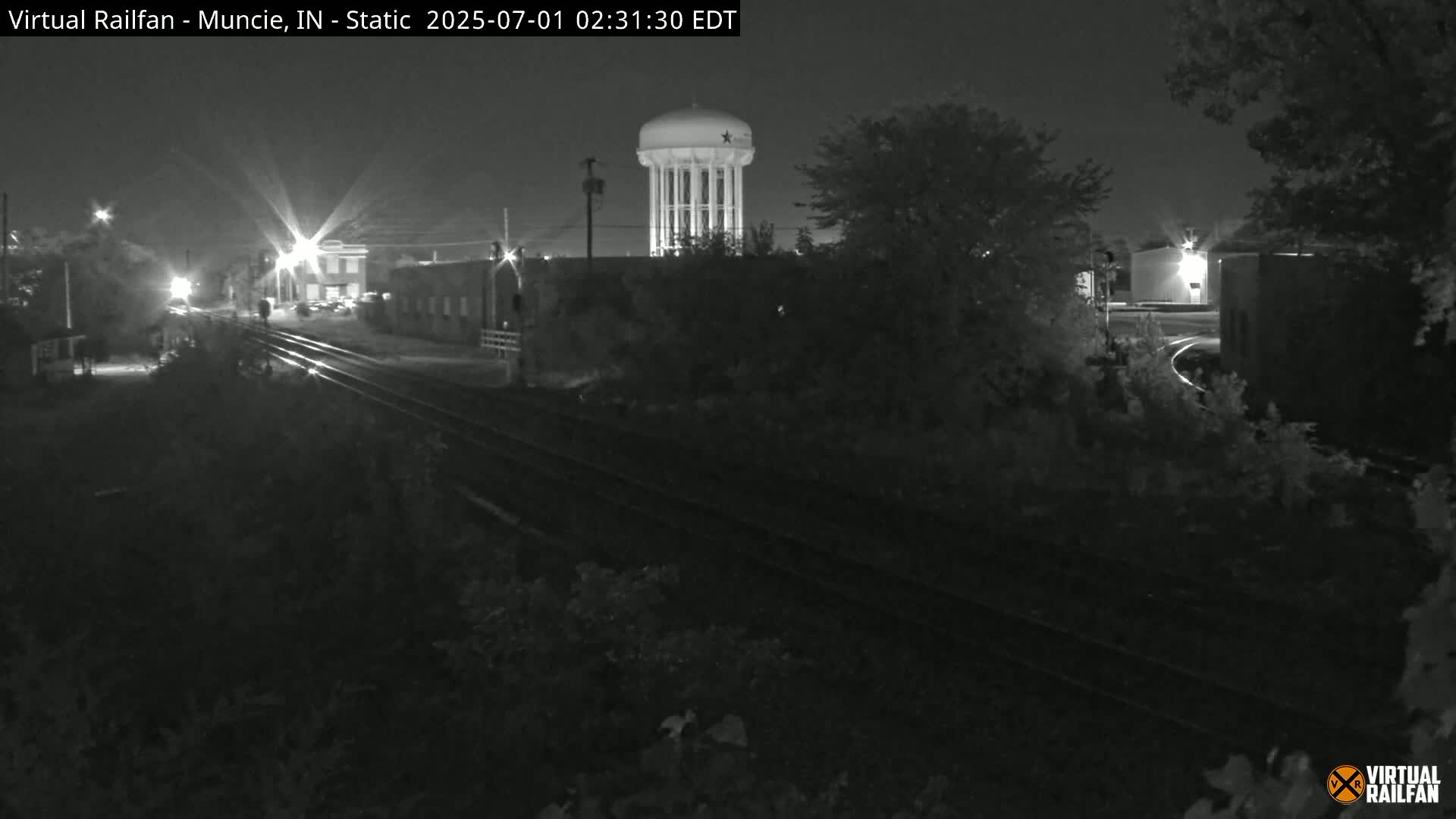 Muncie Railroad Crossing Live Cam - Muncie, Delaware, Indiana, USA
