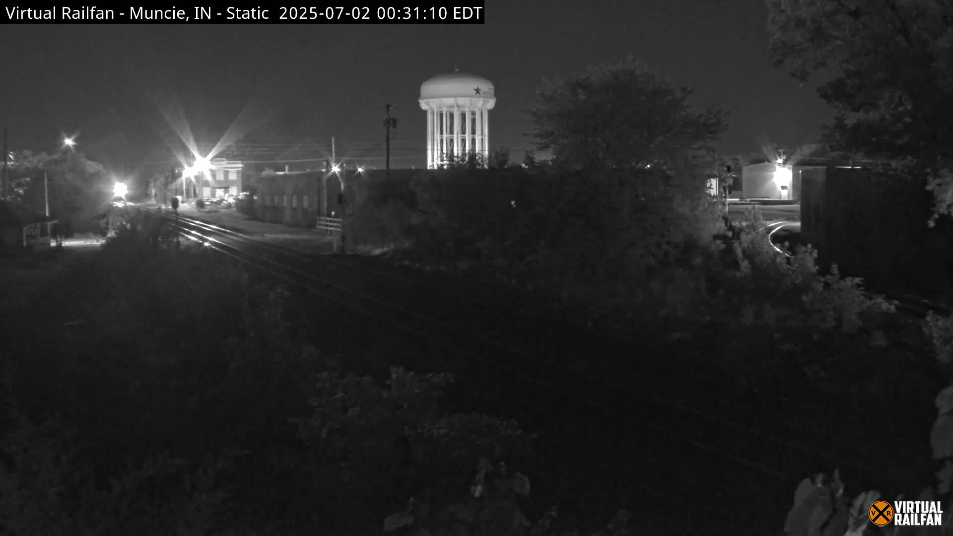 Muncie Railroad Crossing Live Cam - Muncie, Delaware, Indiana, USA