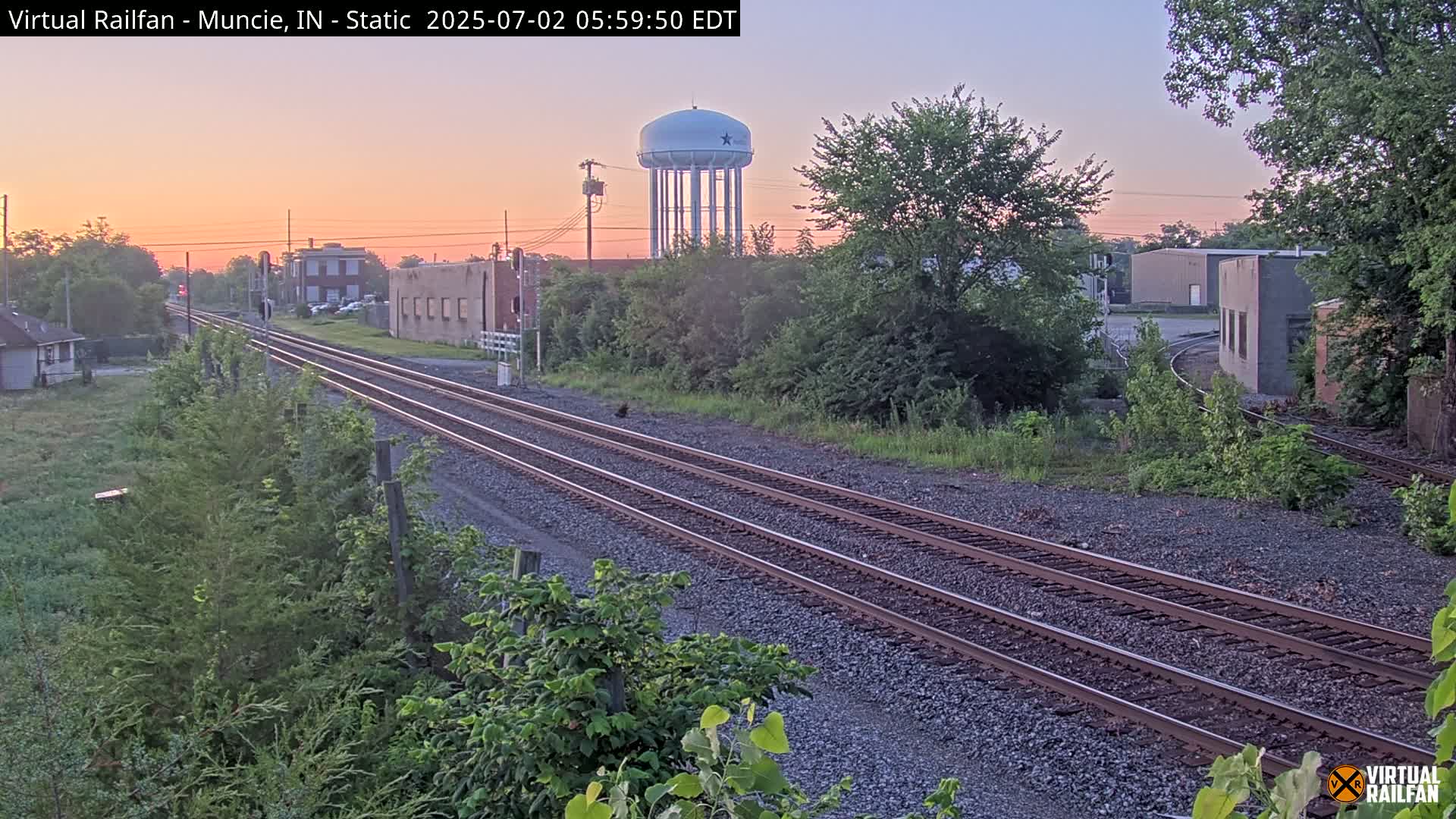 Muncie Railroad Crossing Live Cam - Muncie, Delaware, Indiana, USA
