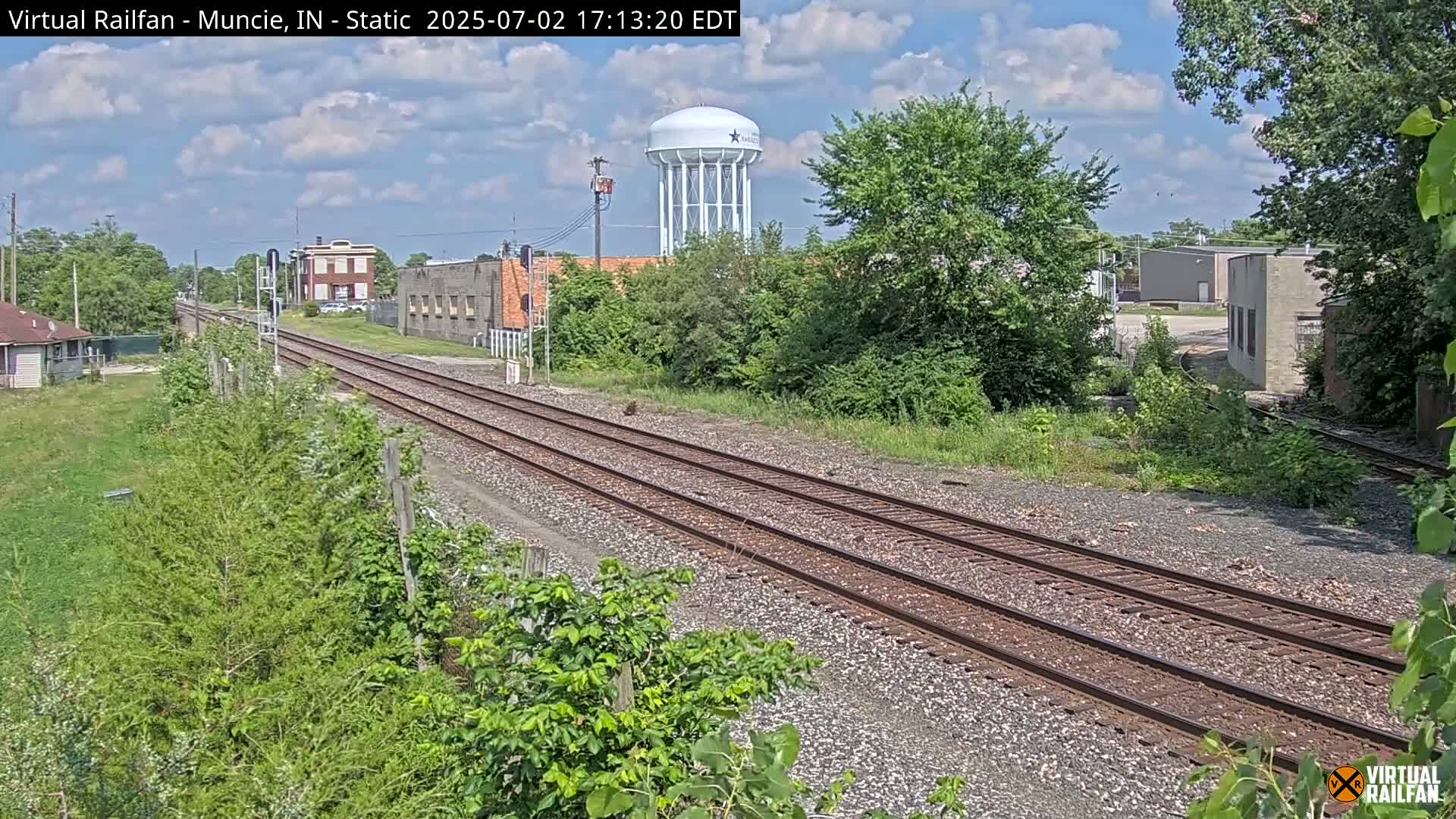 Muncie Railroad Crossing Live Cam - Muncie, Delaware, Indiana, USA