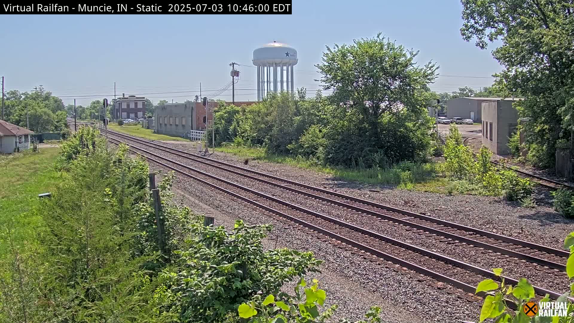 Muncie Railroad Crossing Live Cam - Muncie, Delaware, Indiana, USA
