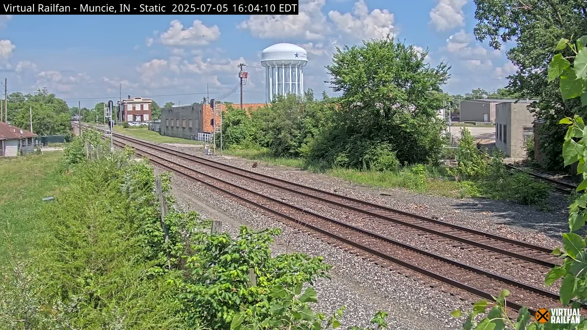 Muncie Railroad Crossing Live Cam - Muncie, Delaware, Indiana, USA