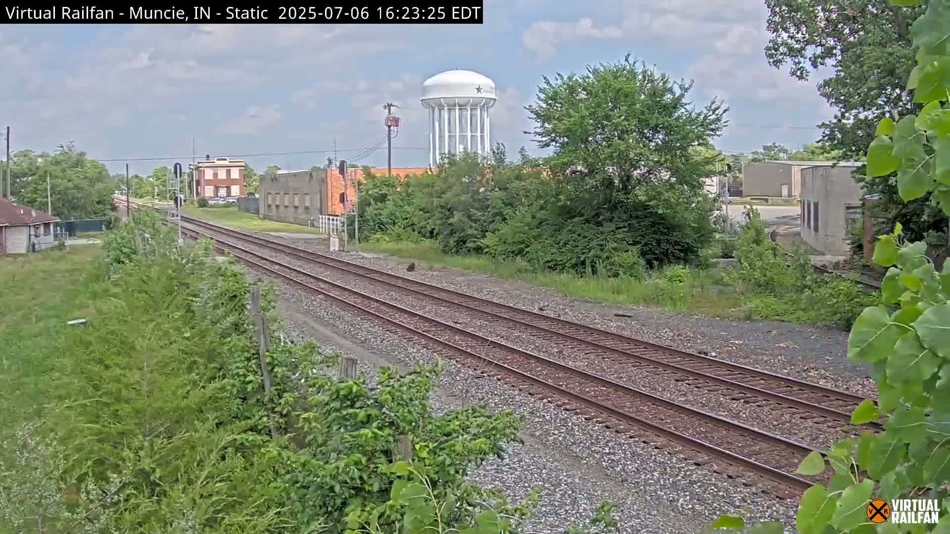 Muncie Railroad Crossing Live Cam - Muncie, Delaware, Indiana, USA