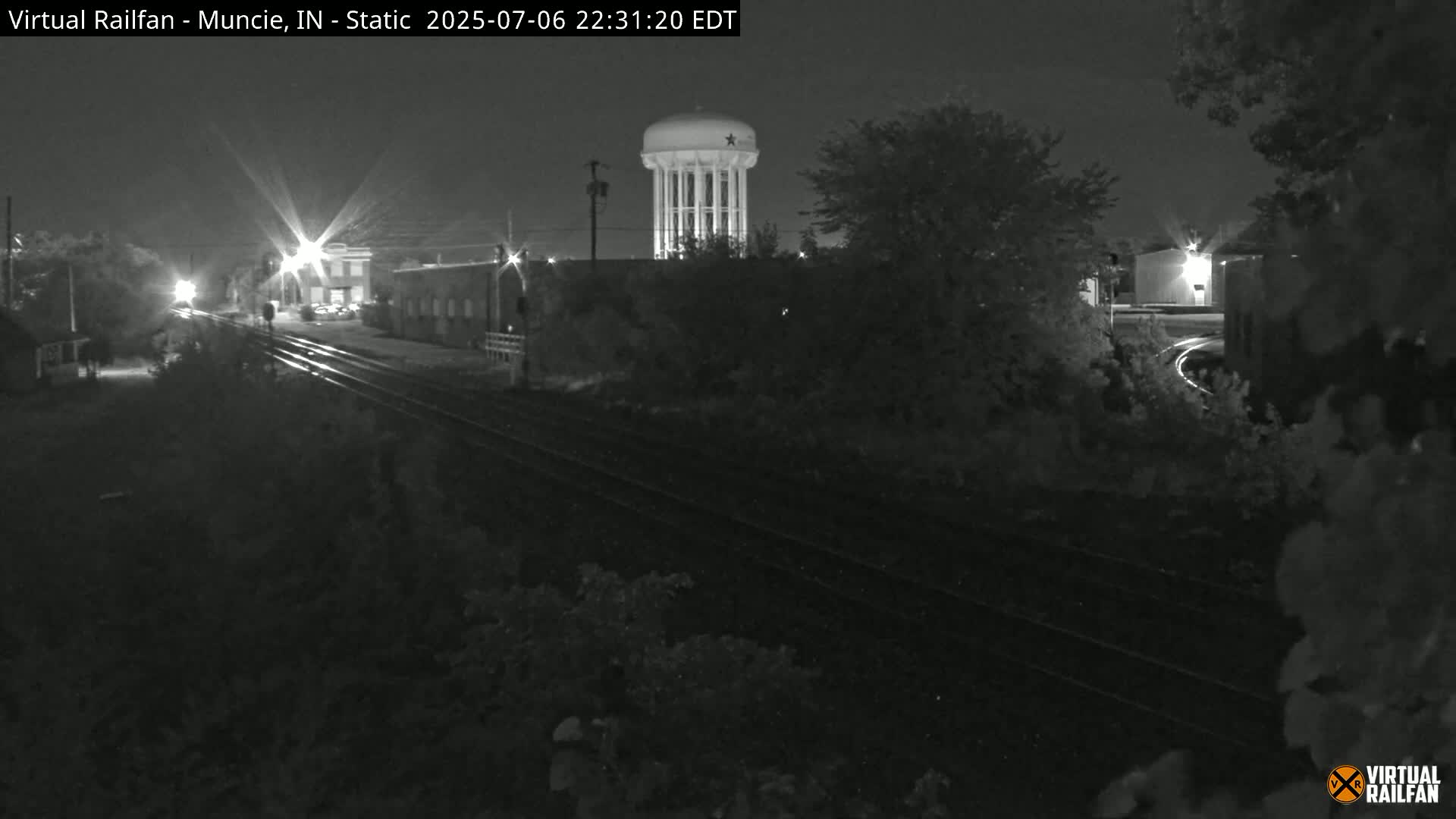 Muncie Railroad Crossing Live Cam - Muncie, Delaware, Indiana, USA