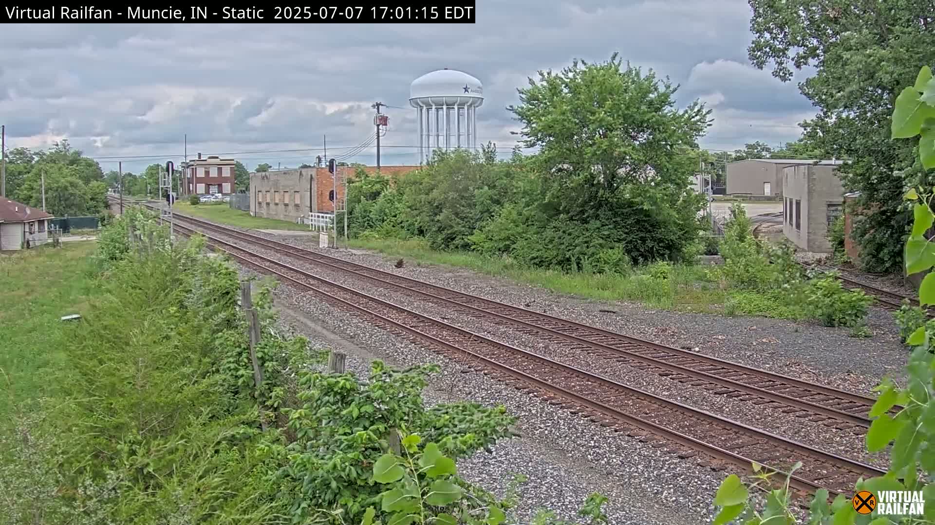 Muncie Railroad Crossing Live Cam - Muncie, Delaware, Indiana, USA